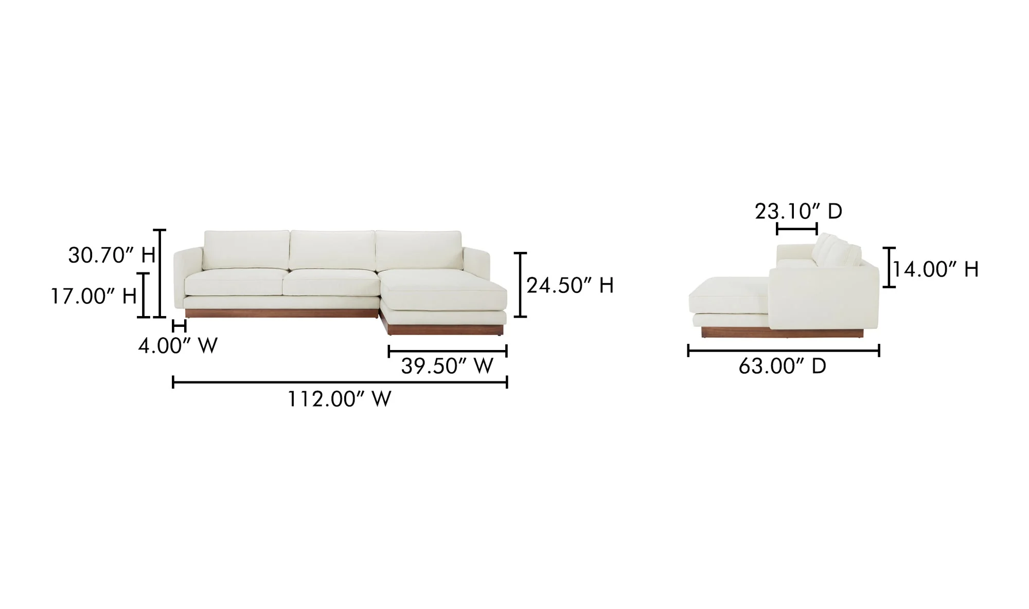 Vernon Sectional White - Image 11