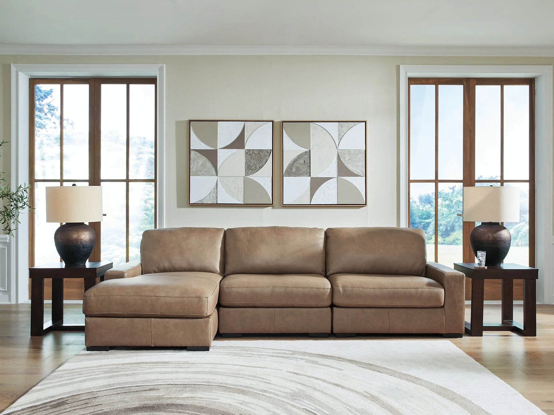 Veronella Sahara 3-Piece Sectional with LAF Chaise
