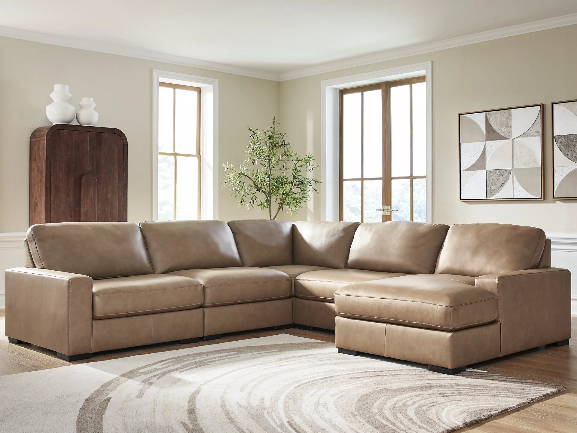 Veronella Sahara 5-Piece Sectional with RAF Chaise