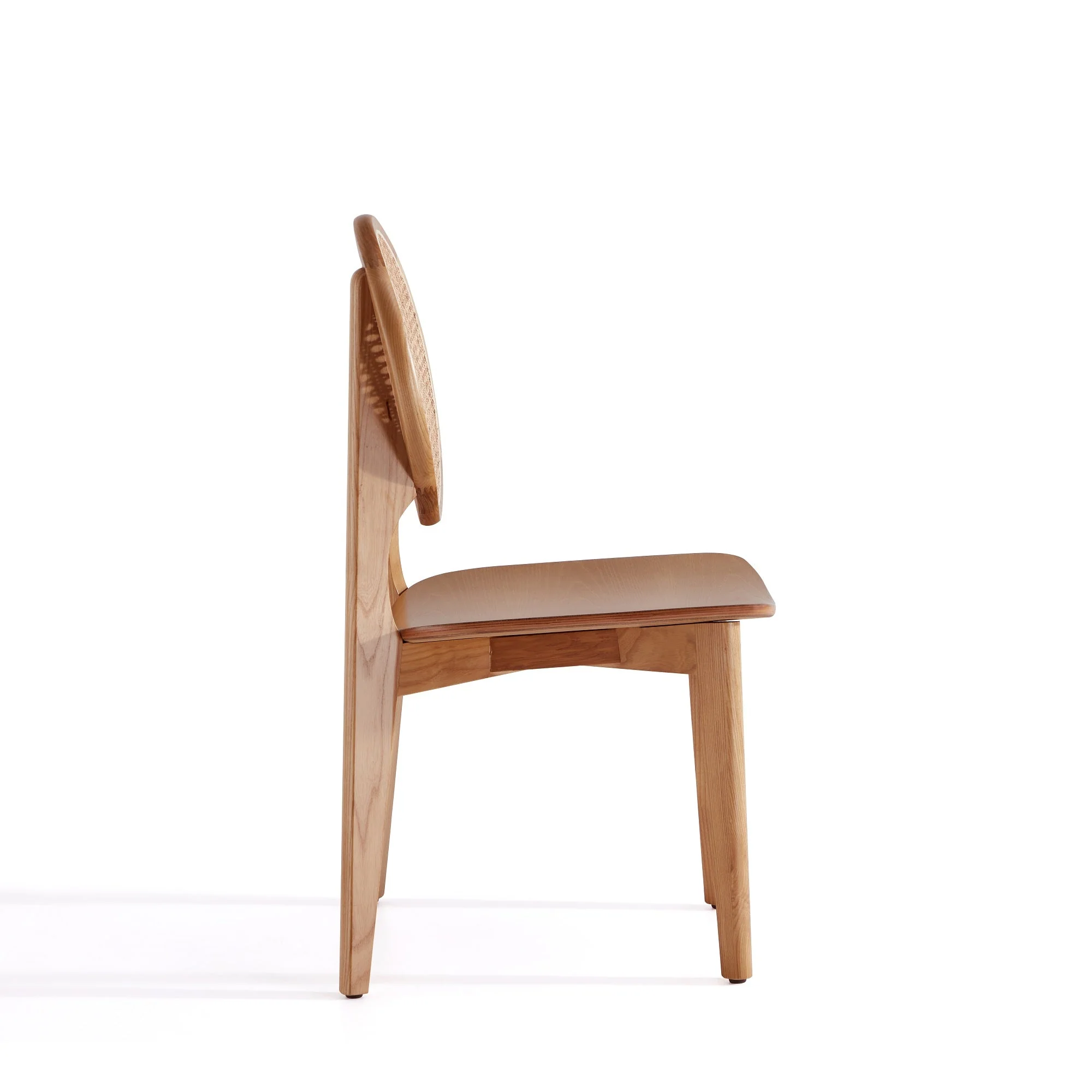 Versailles Round Dining Chair in Nature Cane (set of 2) - Image 5