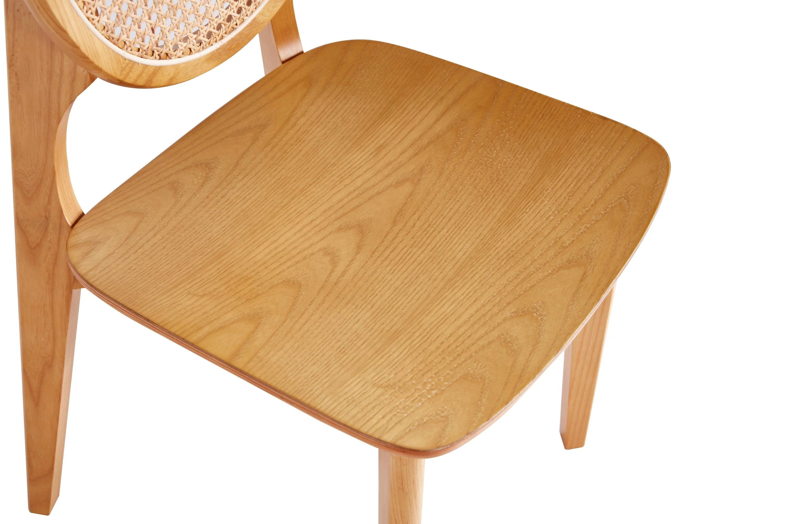 Versailles Round Dining Chair in Nature Cane (set of 2) - Image 8