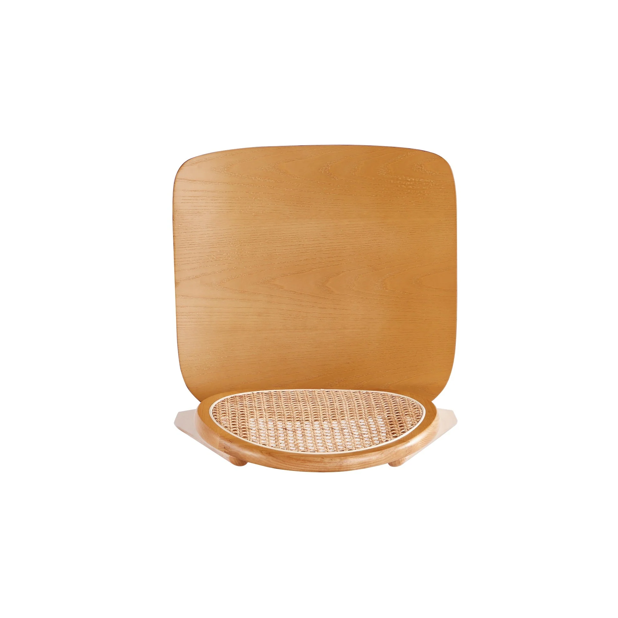 Versailles Round Dining Chair in Nature Cane (set of 2) - Image 9