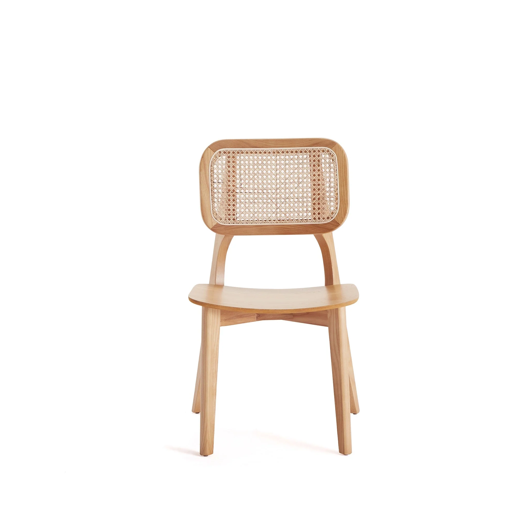 Versailles Square Dining Chair in Nature Cane (set of 4) - Image 4