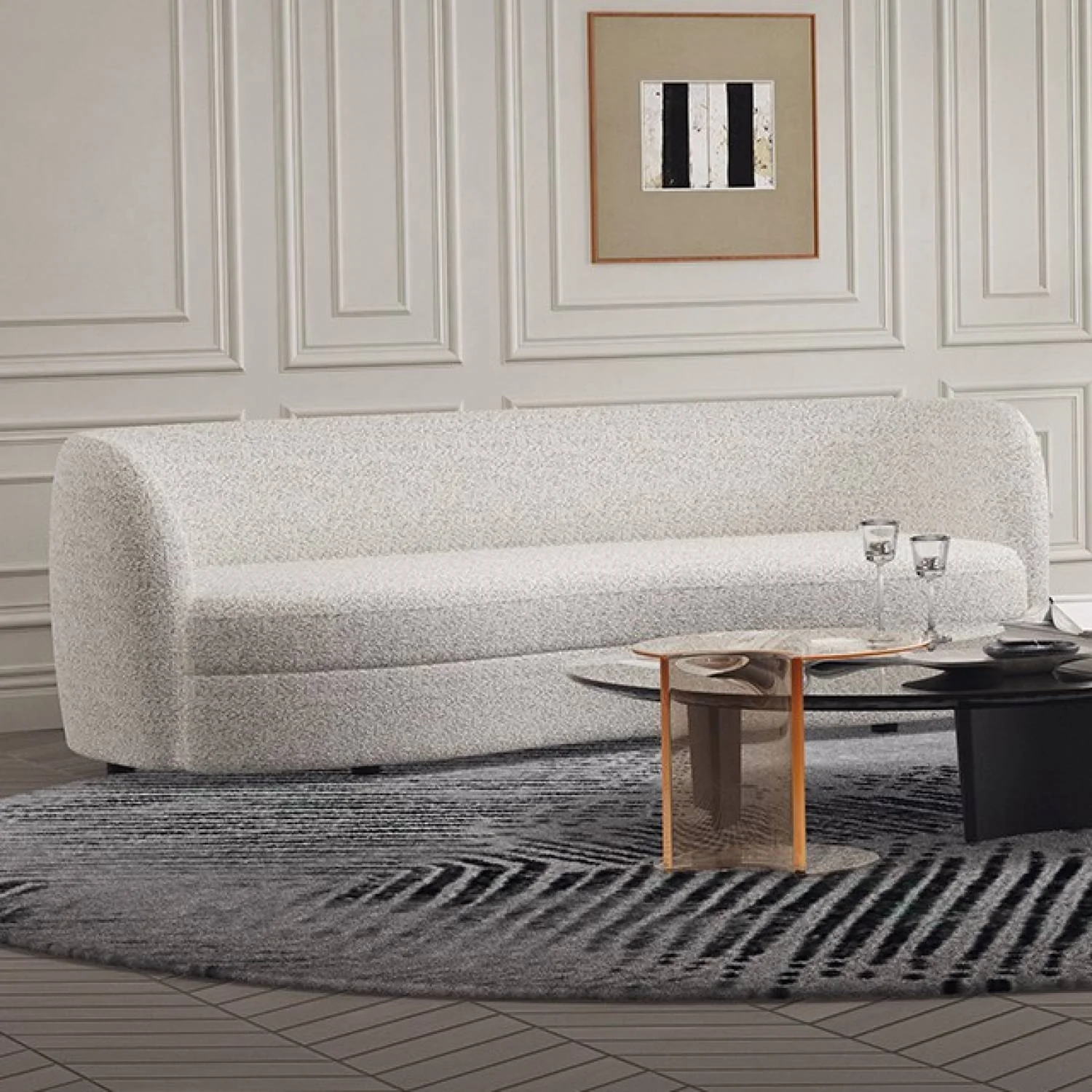Versoix Off-White Sofa & Loveseat - Image 2