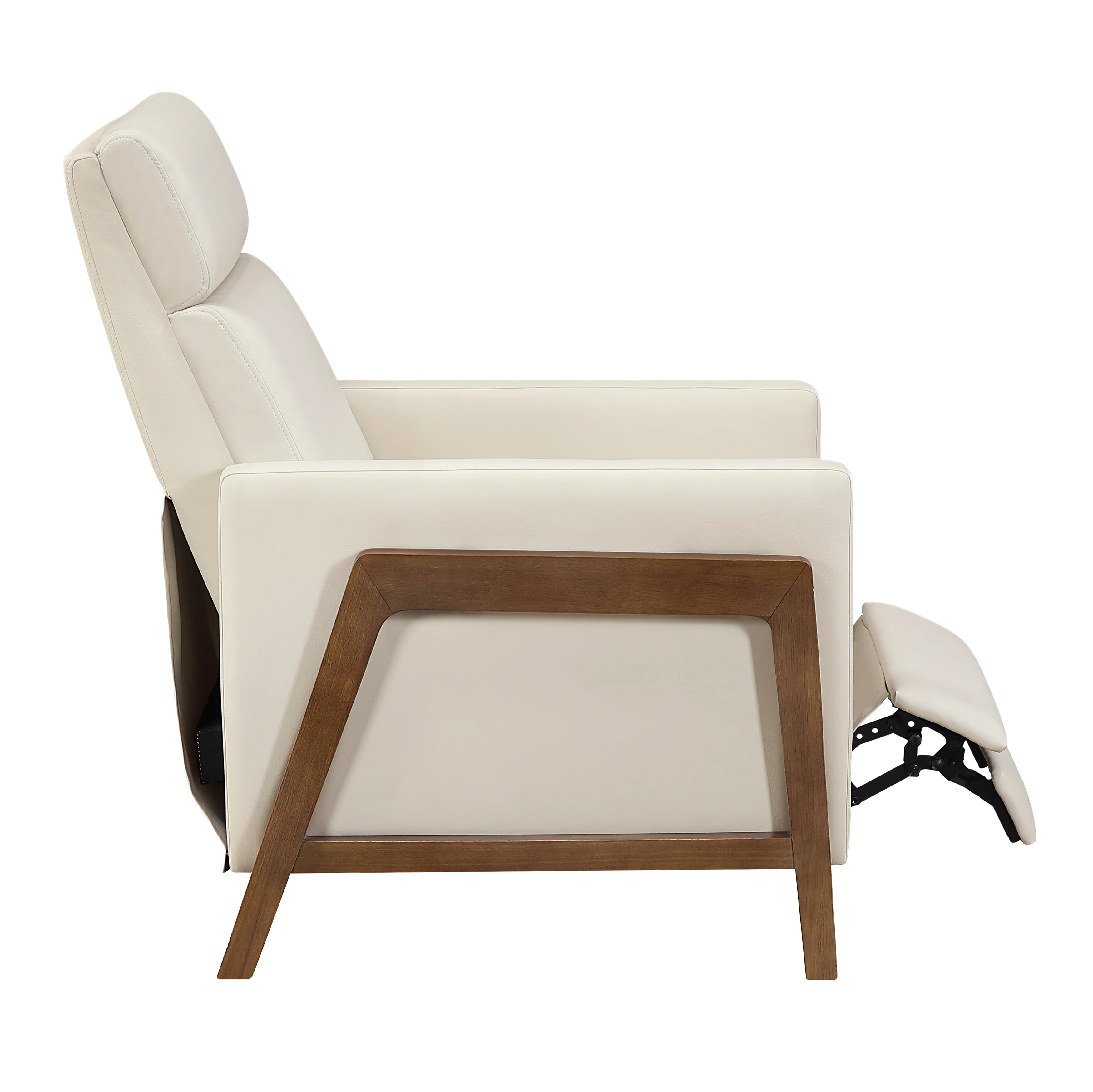 Verve Light Beige Push Back Reclining Chair - Image 9