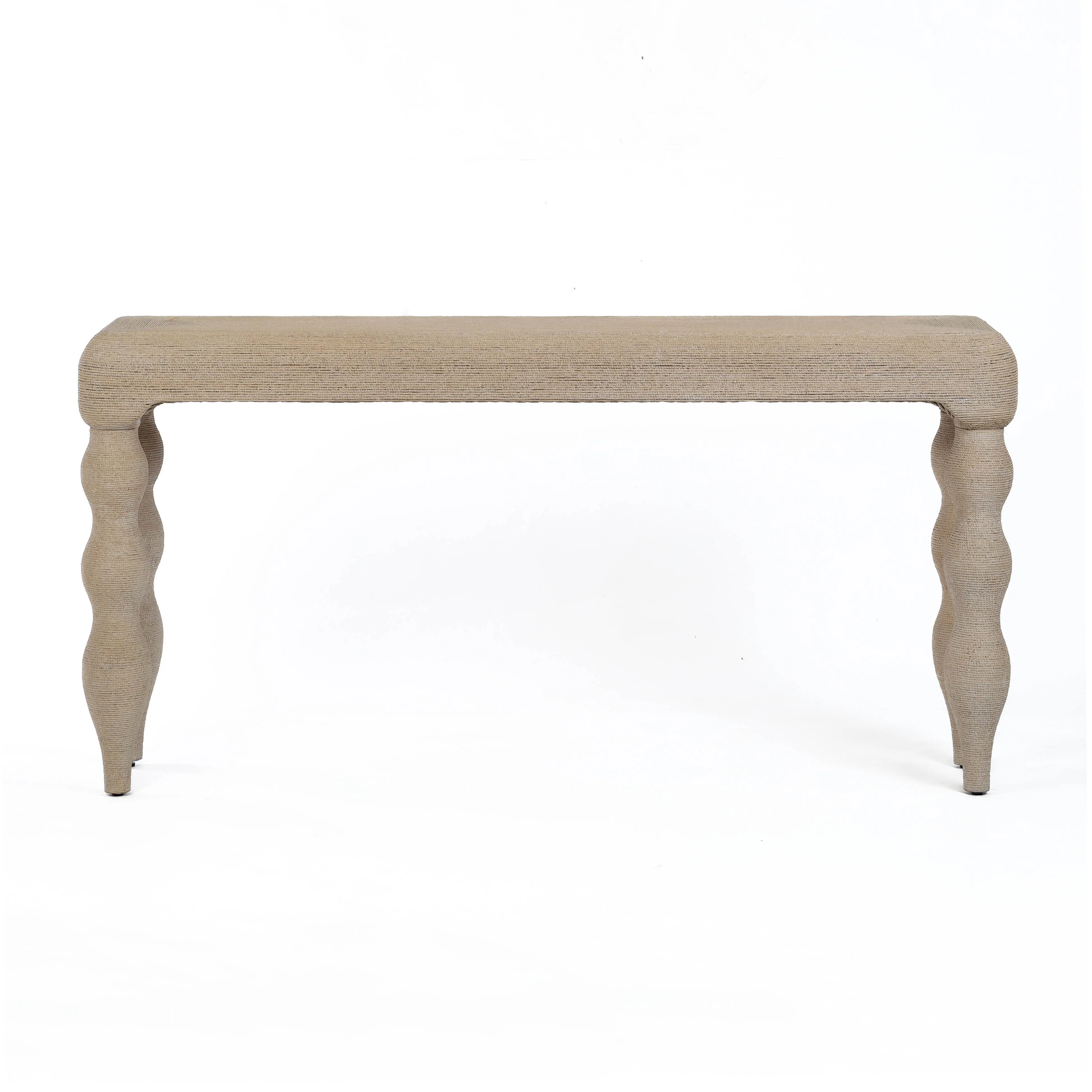 Vicky Natural Rattan Console Table