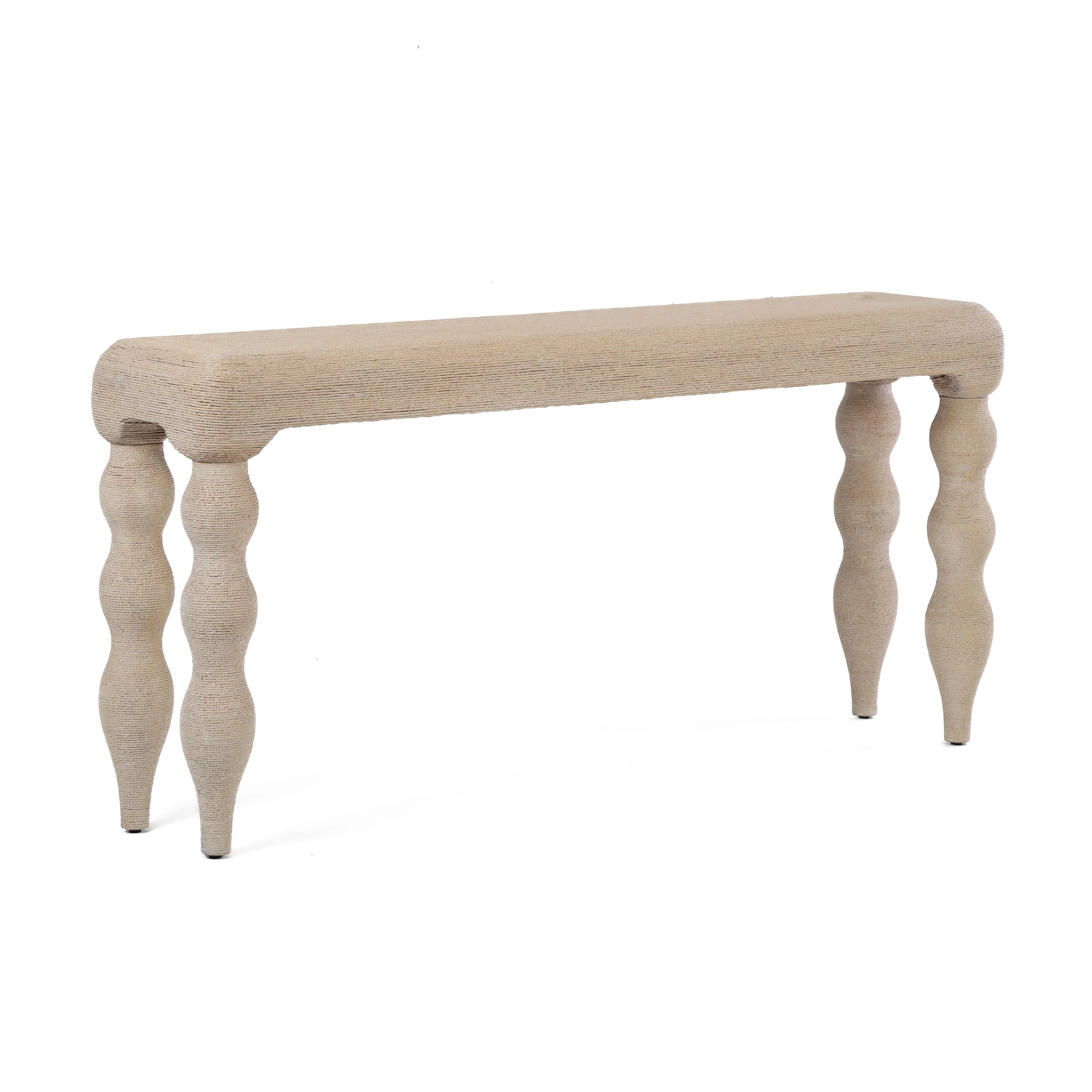 Vicky Natural Rattan Console Table - Image 2