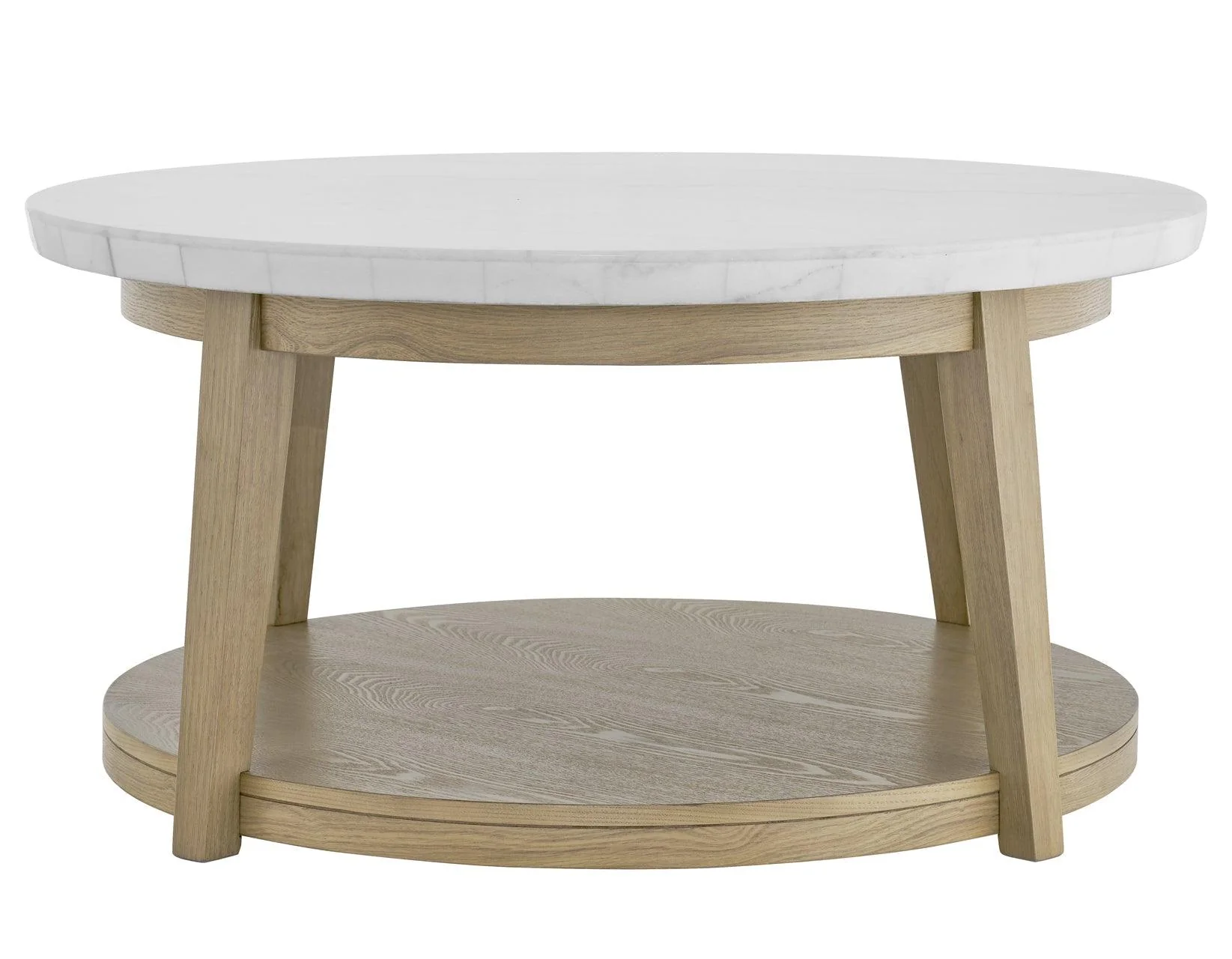 Vida 3-Piece Castered Round White Marble Top Table Set - Image 6