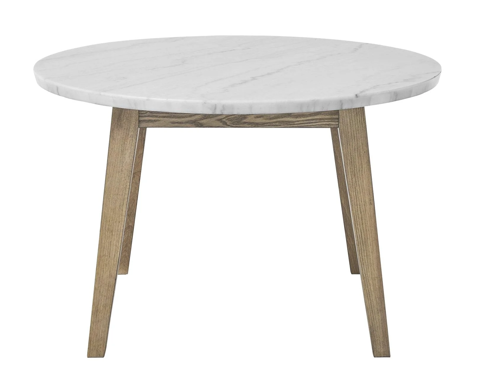 Vida 48″ Round White Marble Dining Table - Image 3
