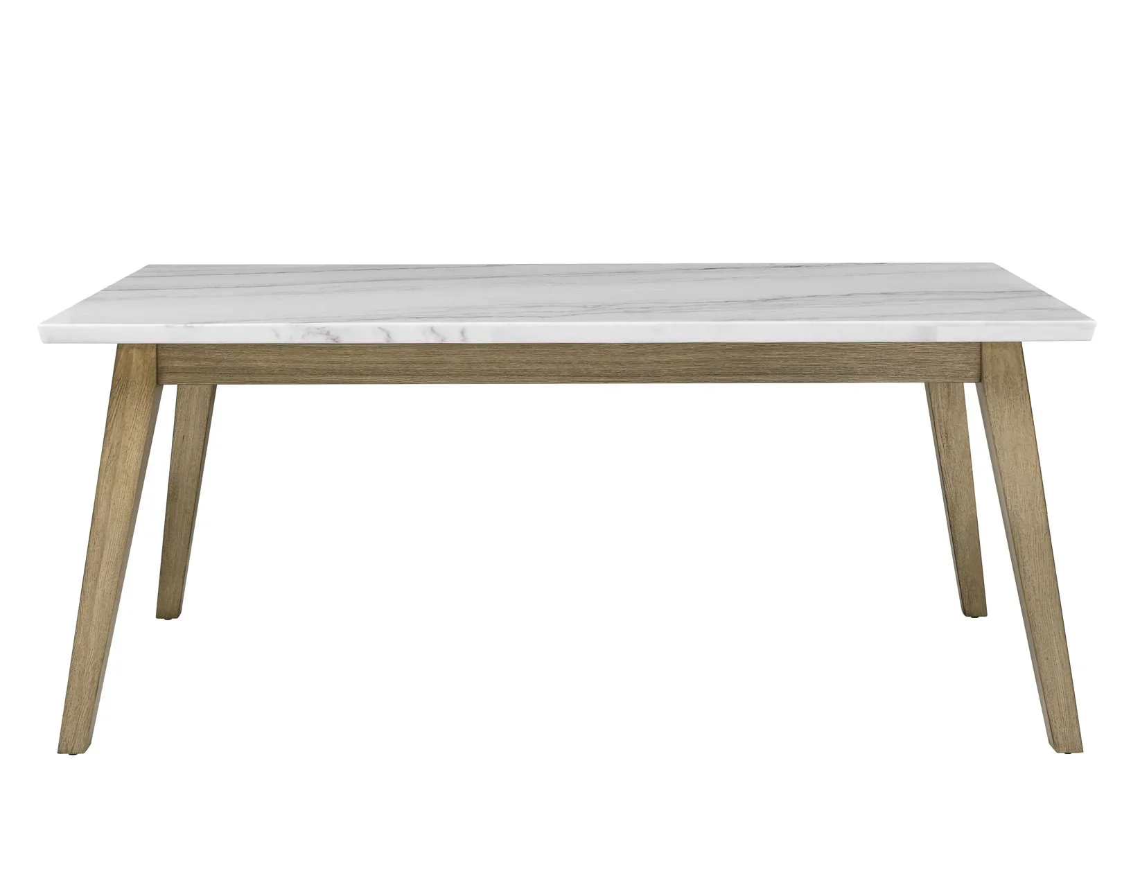 Vida 72″ White Marble Top Dining Table - Image 4