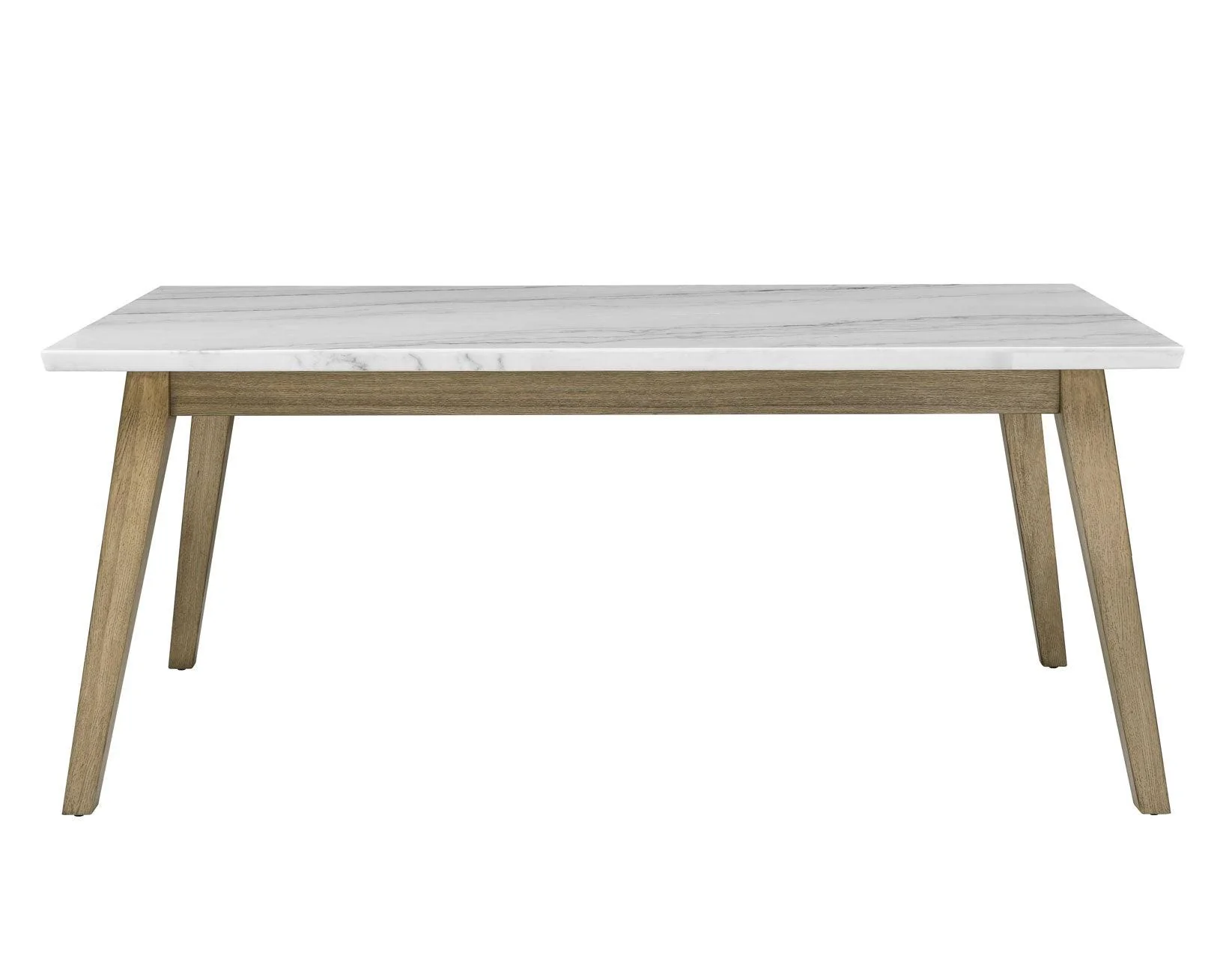 Vida 72″ White Marble Top Dining Table - Image 3