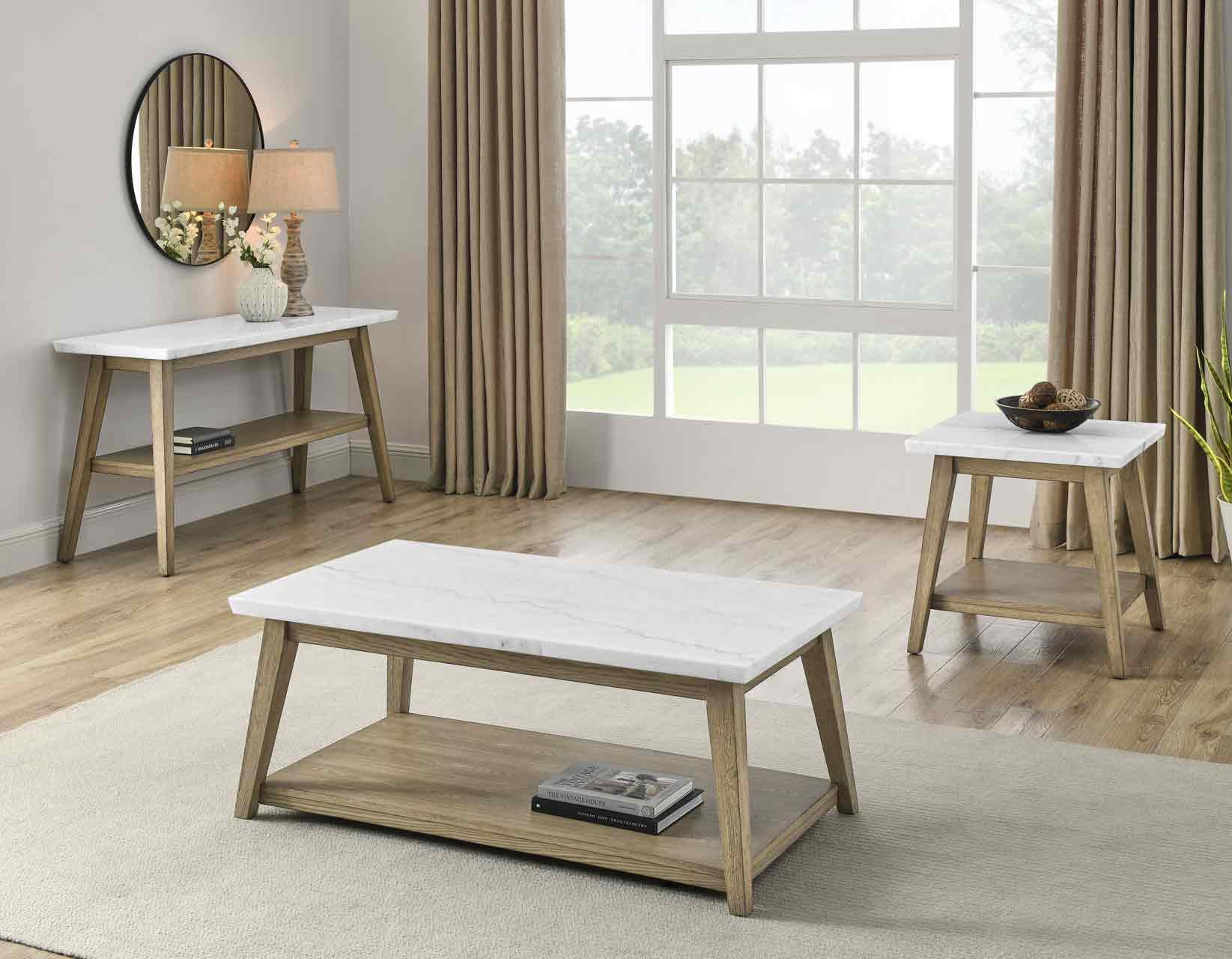 Vida Marble Top End Table - Image 6