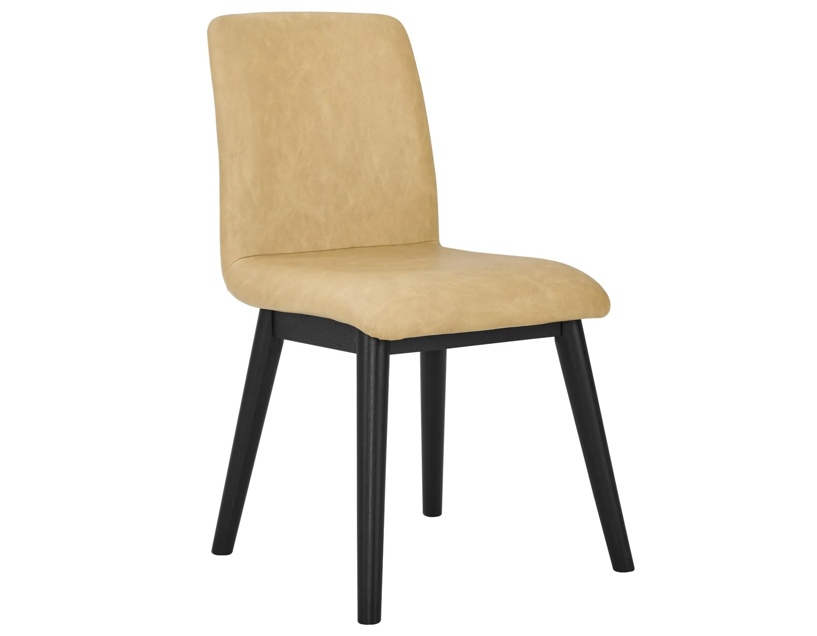 Vida Sand Vegan Leather Side Chair, Set of 2 - Image 4