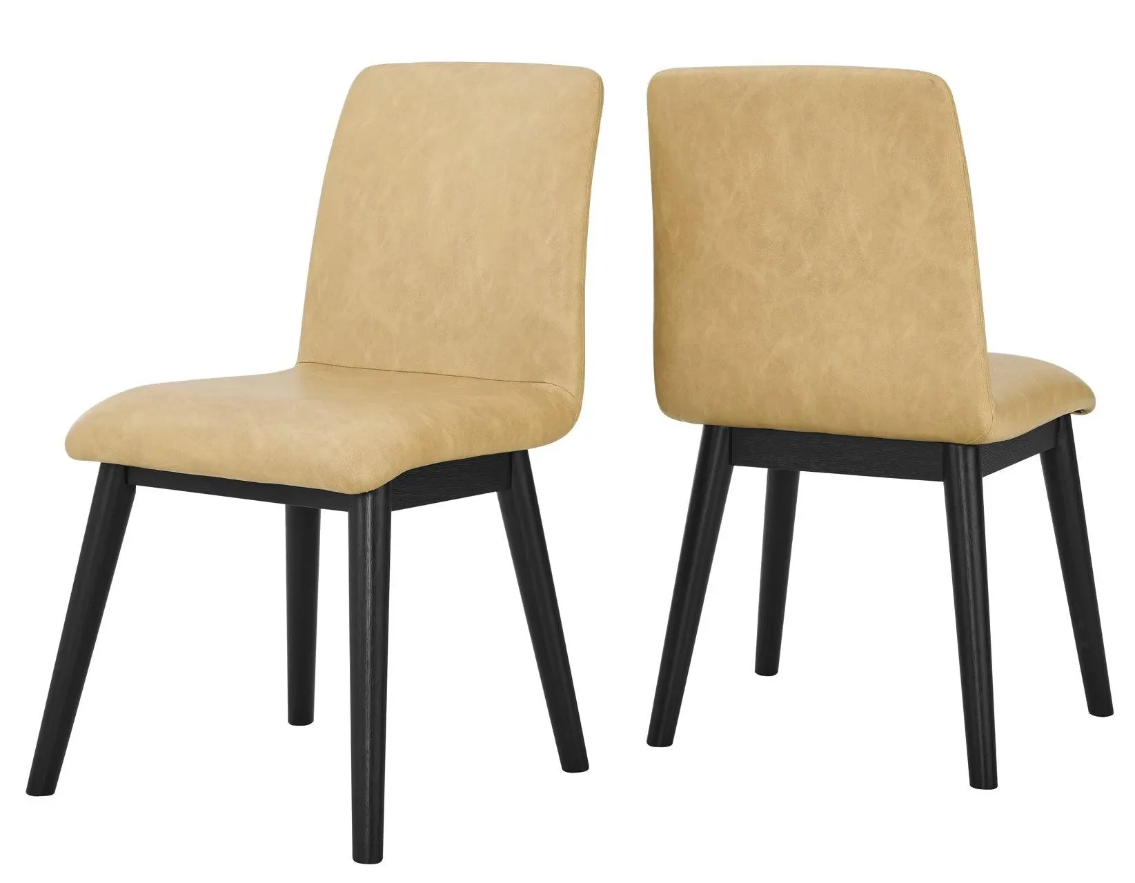 Vida Vegan Leather Side Chair, Sand - Image 2