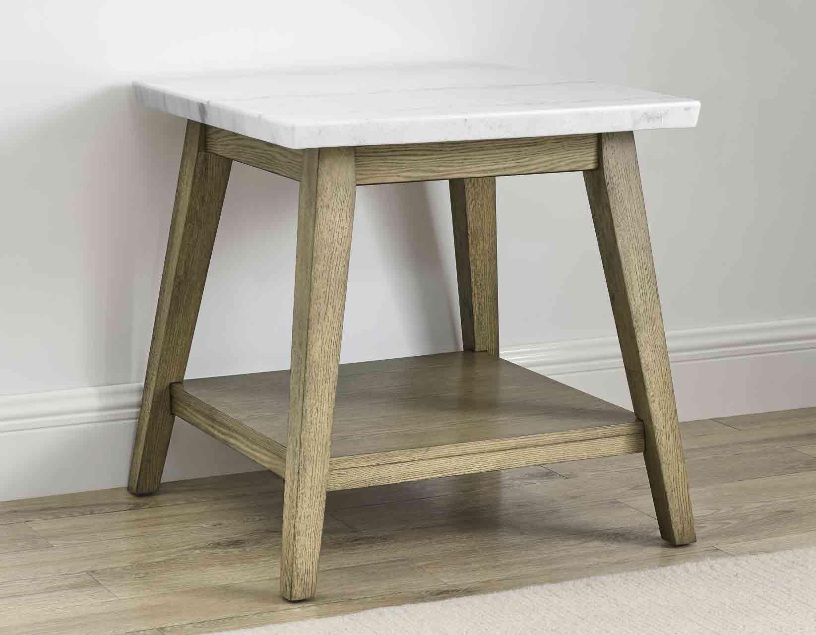 Vida White Marble Top 3-Piece Table Set - Image 9