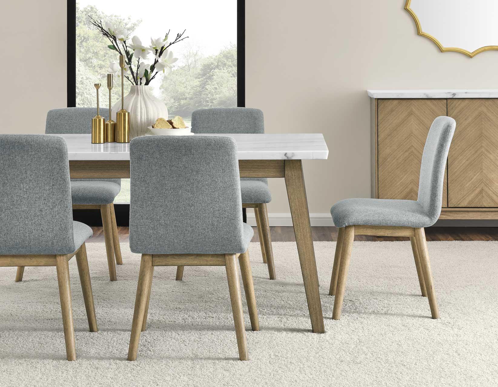 Vida White Marble Top Server - Image 12