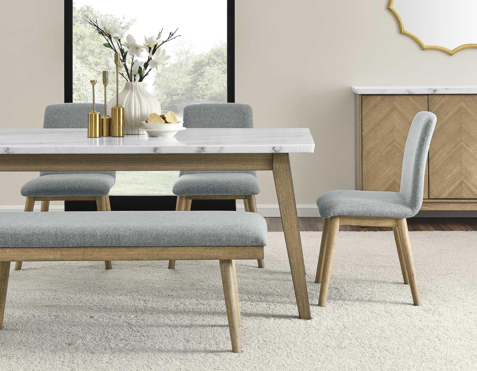 Vida White Marble Top Server - Image 14