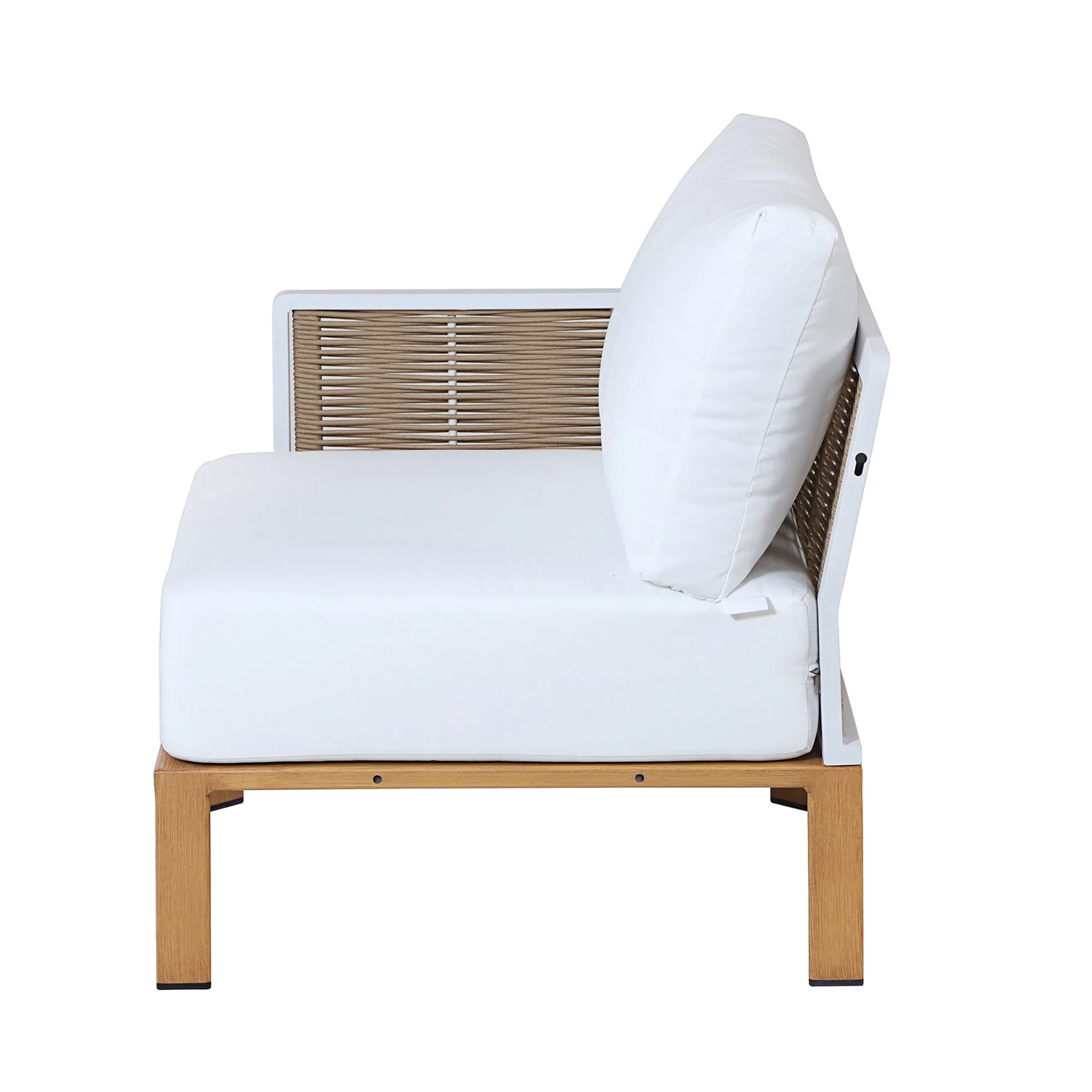 Vine 4-Piece Patio Conversation Set in Cream - Image 22