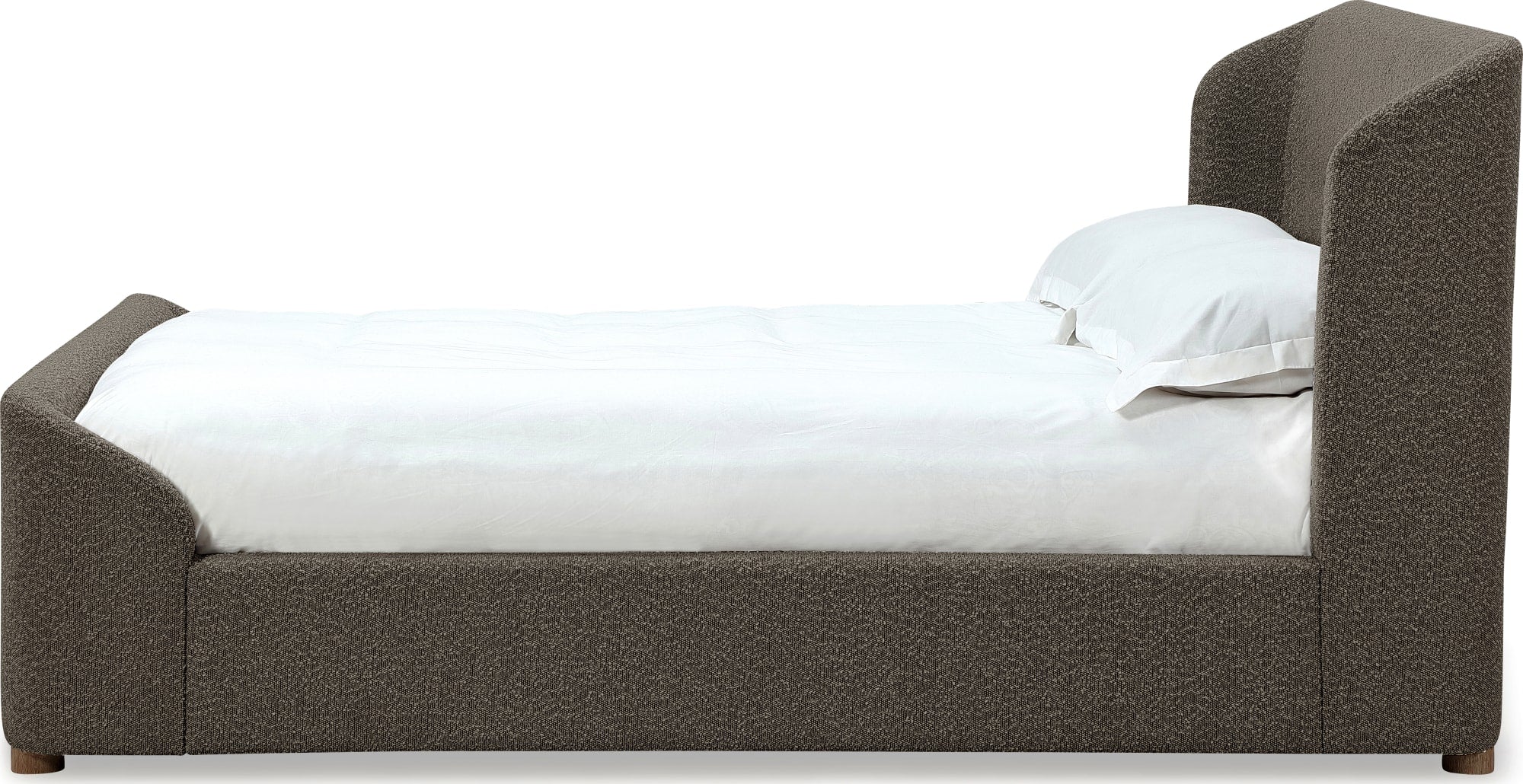 Virgil Kiki Pumpernickel Full Upholstered Platform Bed - Image 8