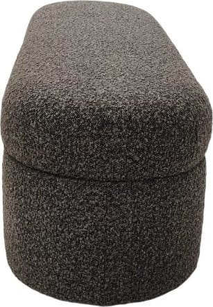 Virgil Kiki Pumpernickel Upholstered Hinged Storage Bench - Image 5