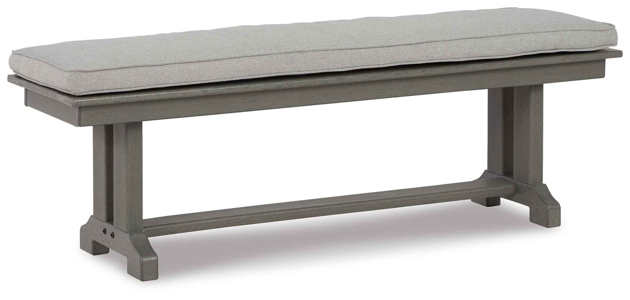 Visola Gray Bench with Cushion - Image 2