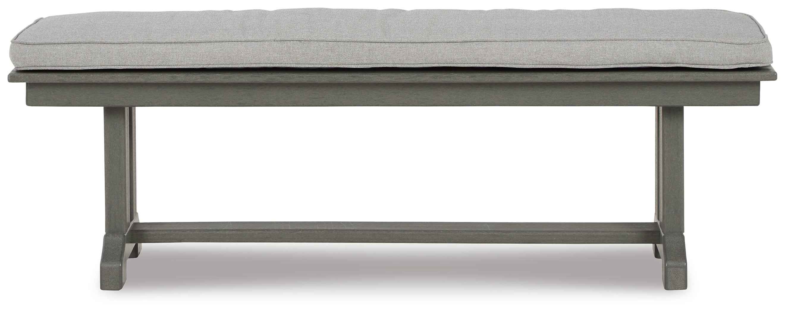 Visola Gray Bench with Cushion - Image 3