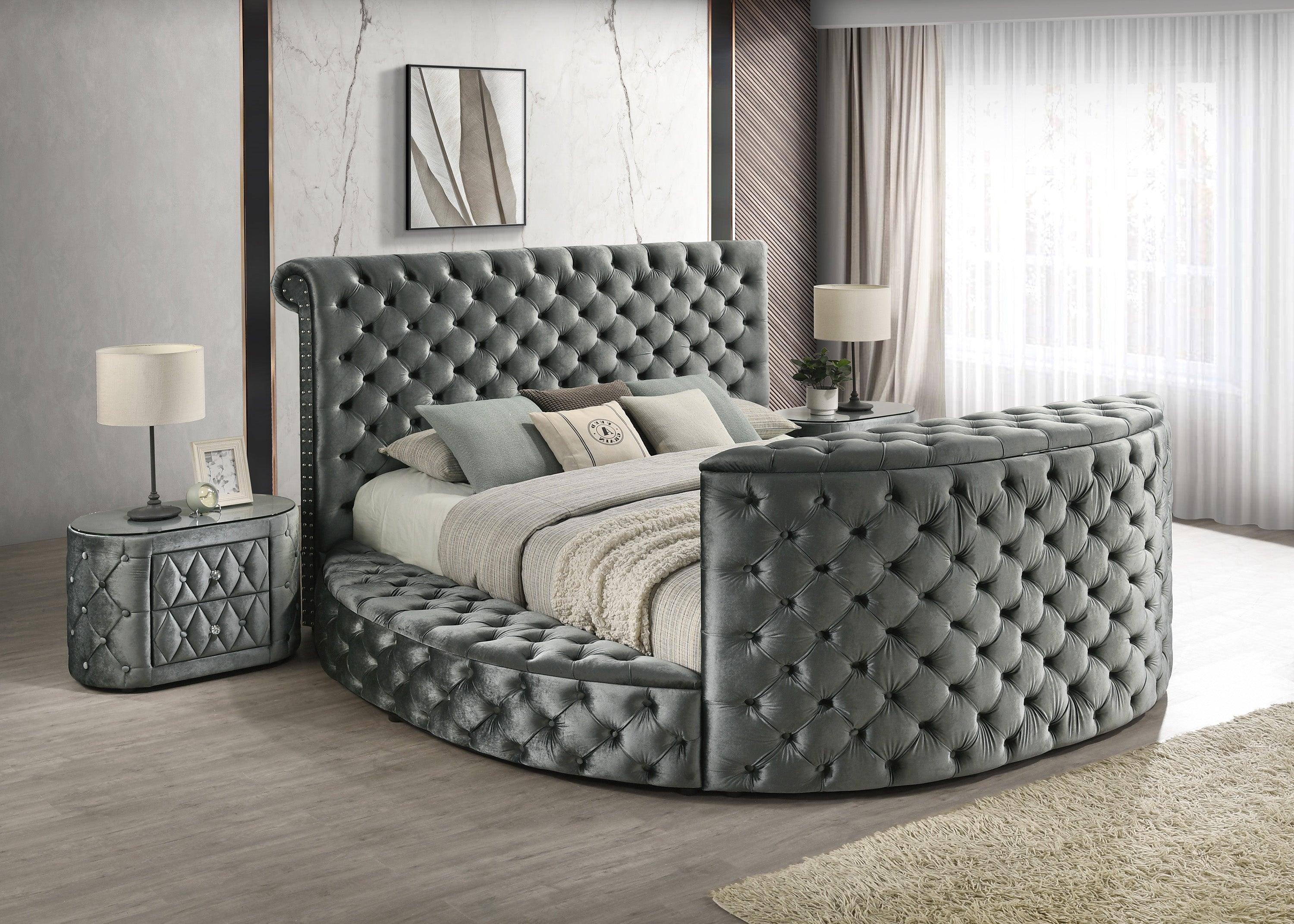 Voltare Gray Nightstand - Image 5