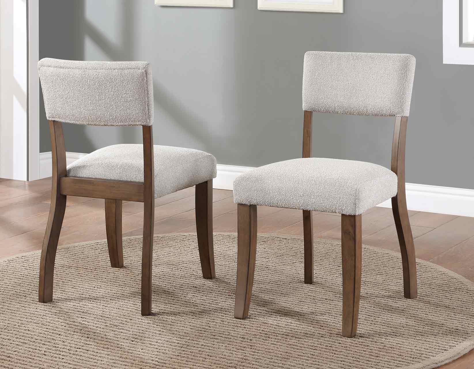 Wade Mocha Glass Top Dining Room Set - Image 2