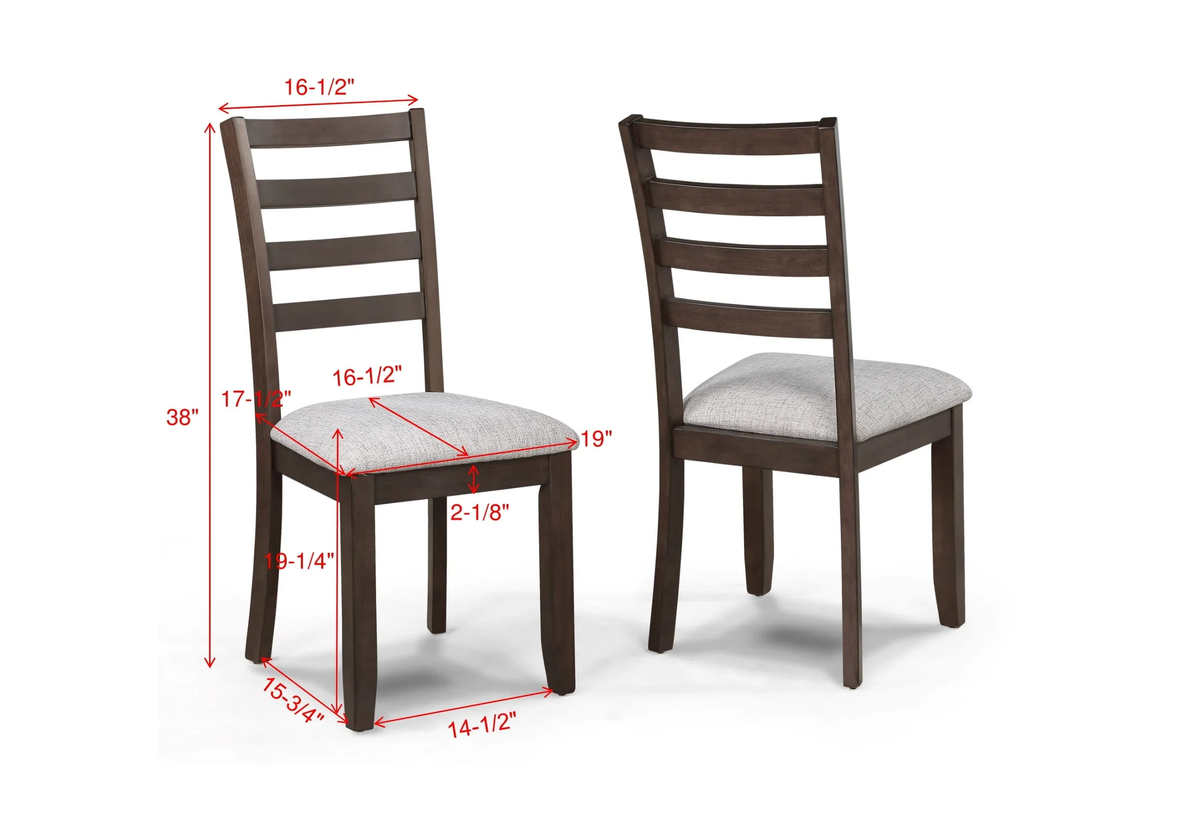 Wagner Brown Dining Chair, Set of 2 - Image 4
