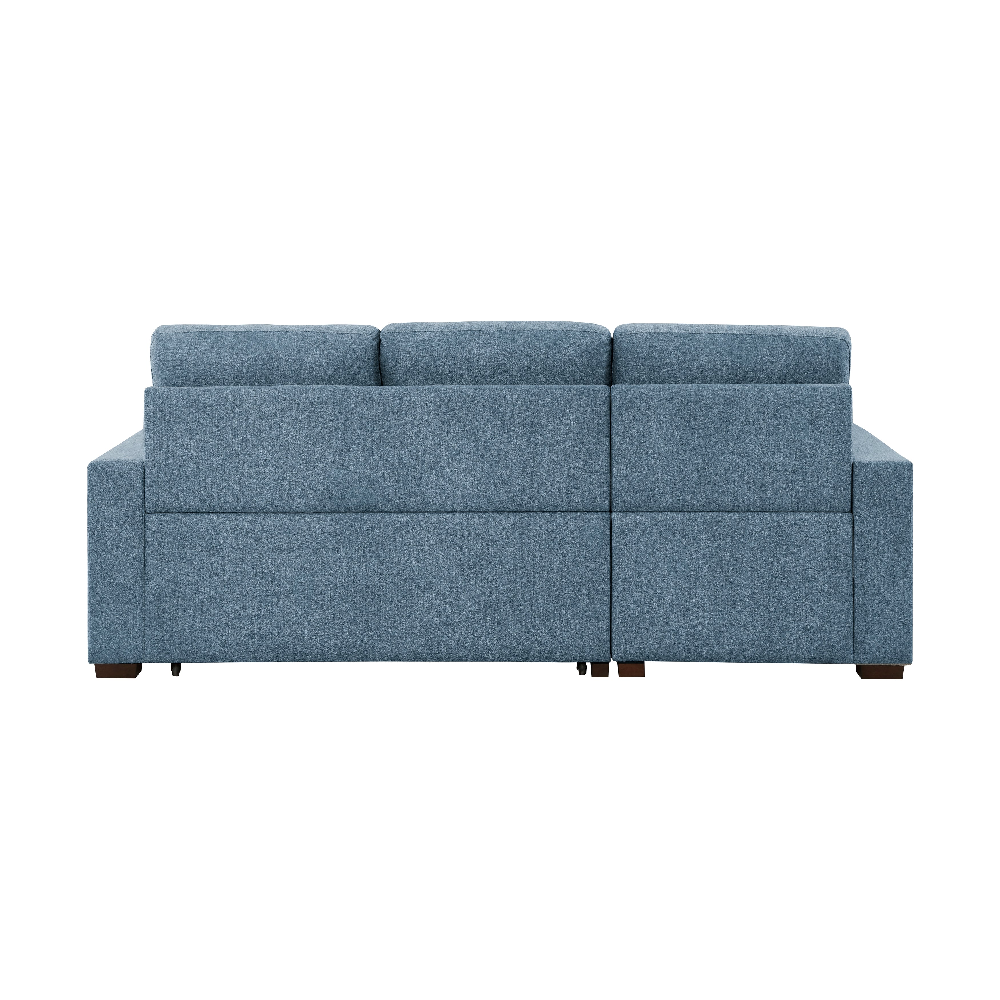 Waitsfield Blue 2-Piece Sectional with Left Chaise, Pull-out Bed and Hidden Storage - Image 6