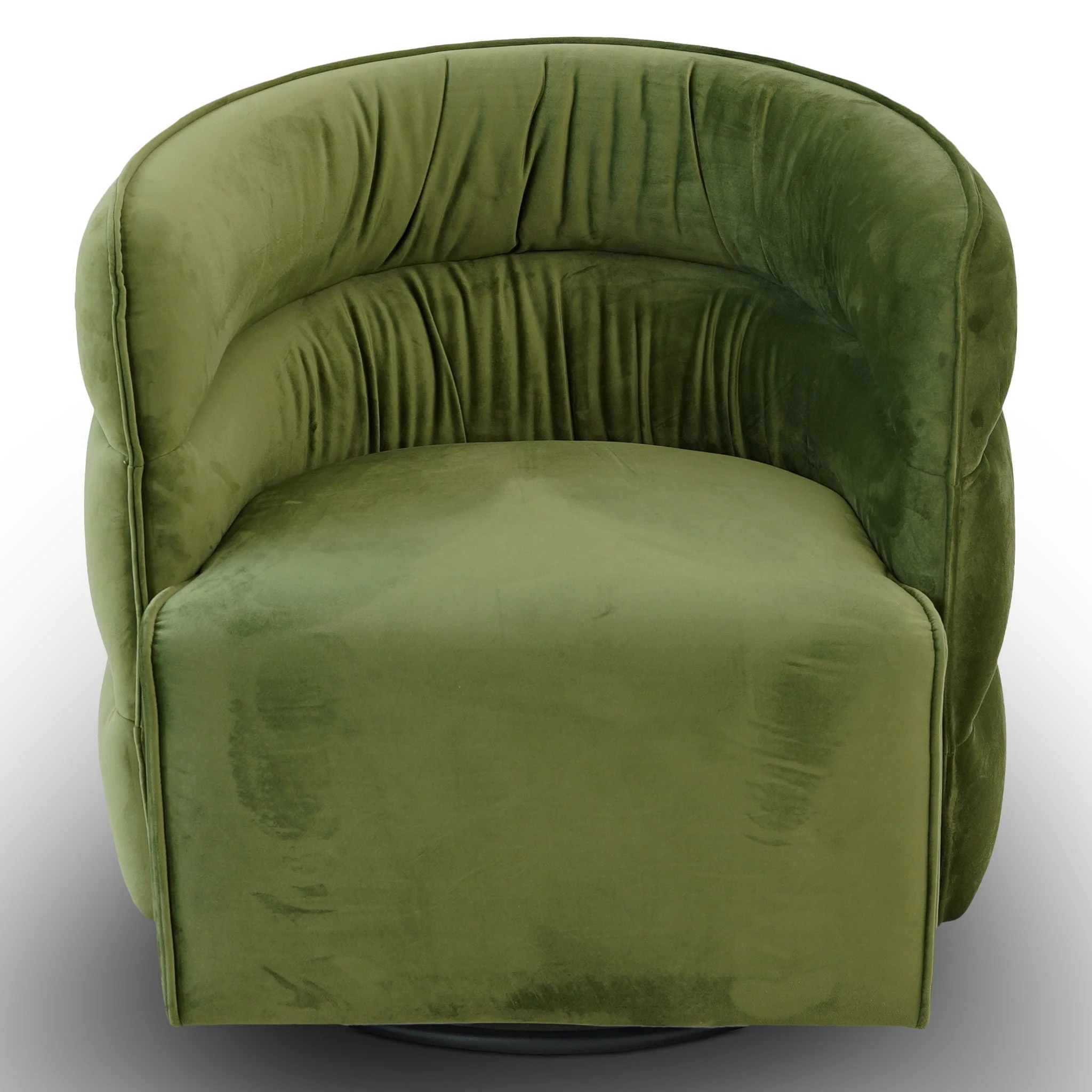 Walden Swivel Chair - Green Velvet - Image 2