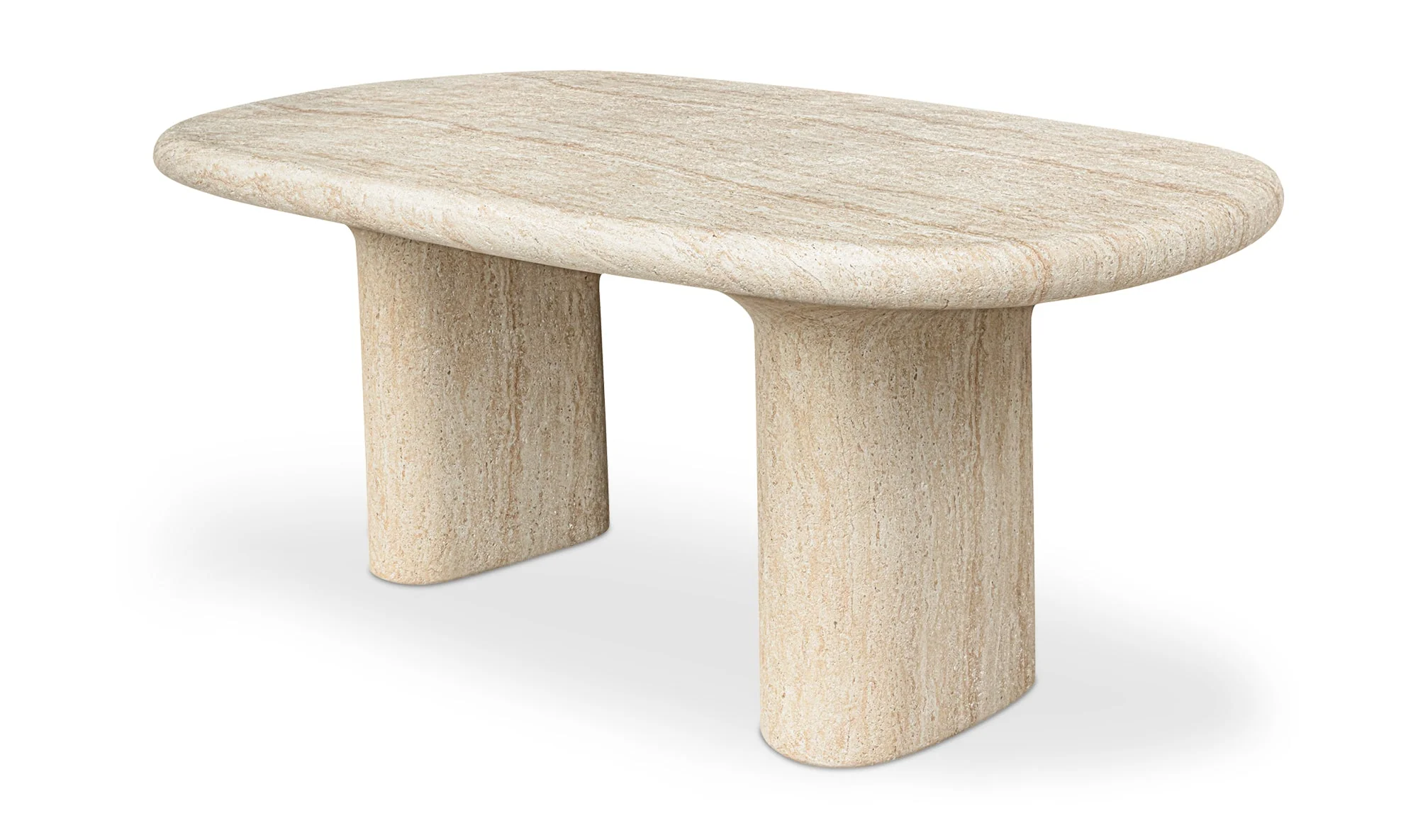 Warby Outdoor Dining Table Beige - Image 2