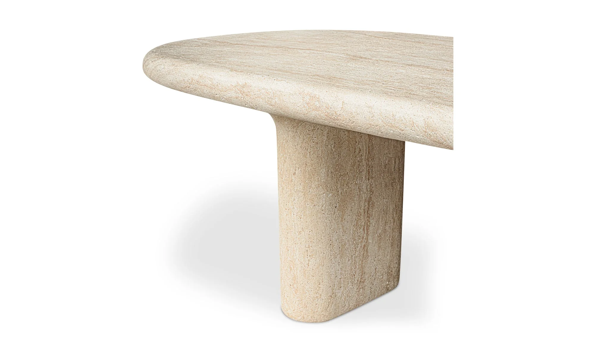Warby Outdoor Dining Table Beige - Image 5