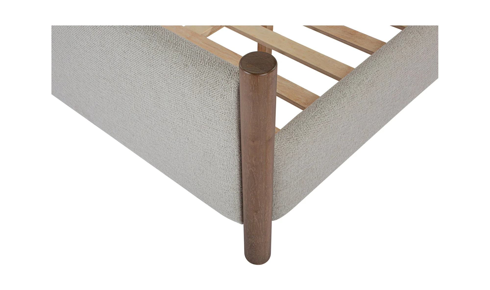 Warren Queen Bed Beige - Image 5