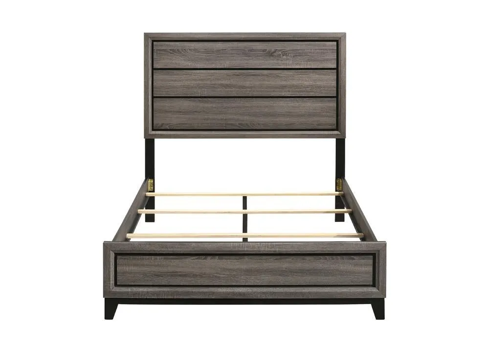 Watson Gray Oak Full Panel Bed - Image 6