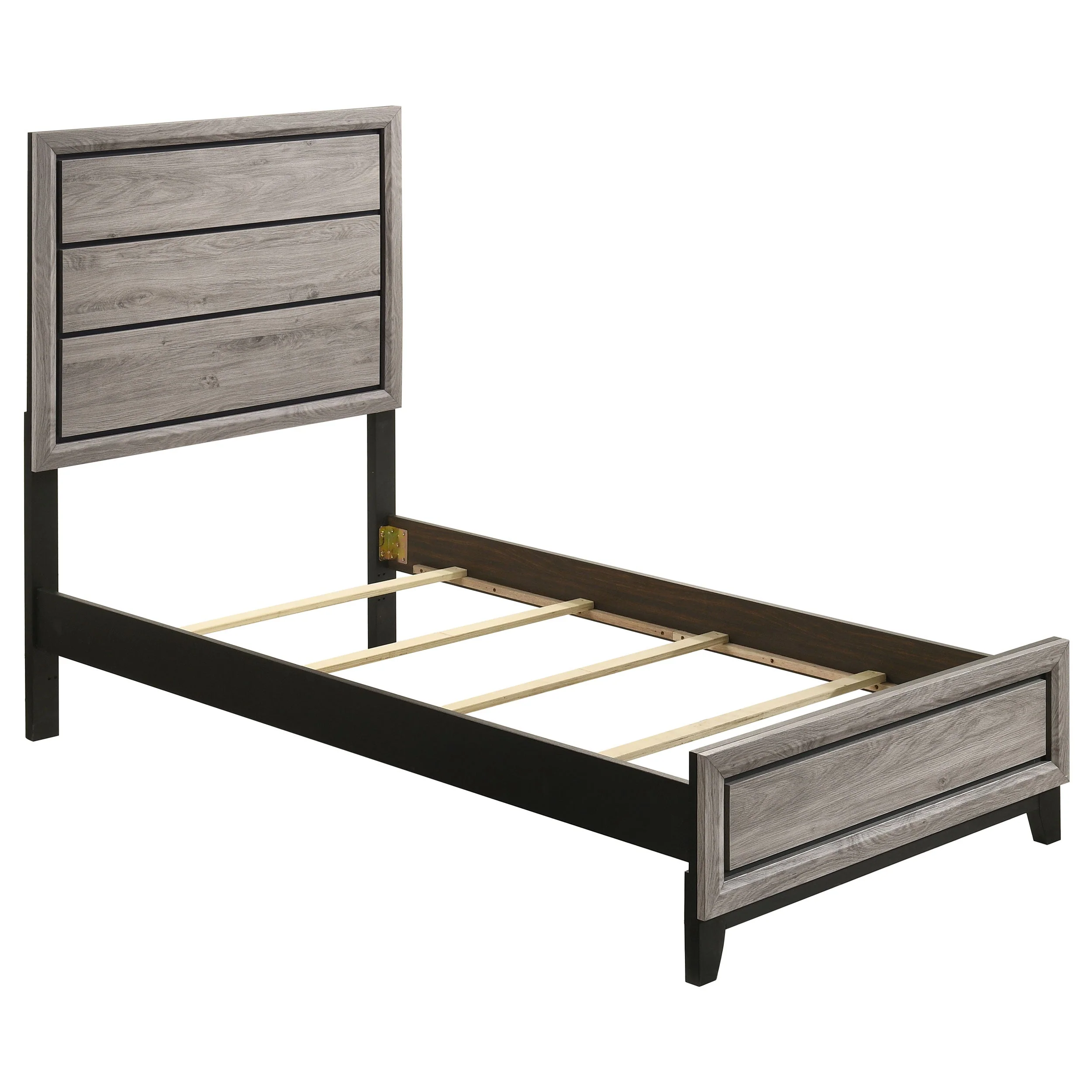 Watson Light Taupe Five-piece Twin Bedroom Set - Image 3