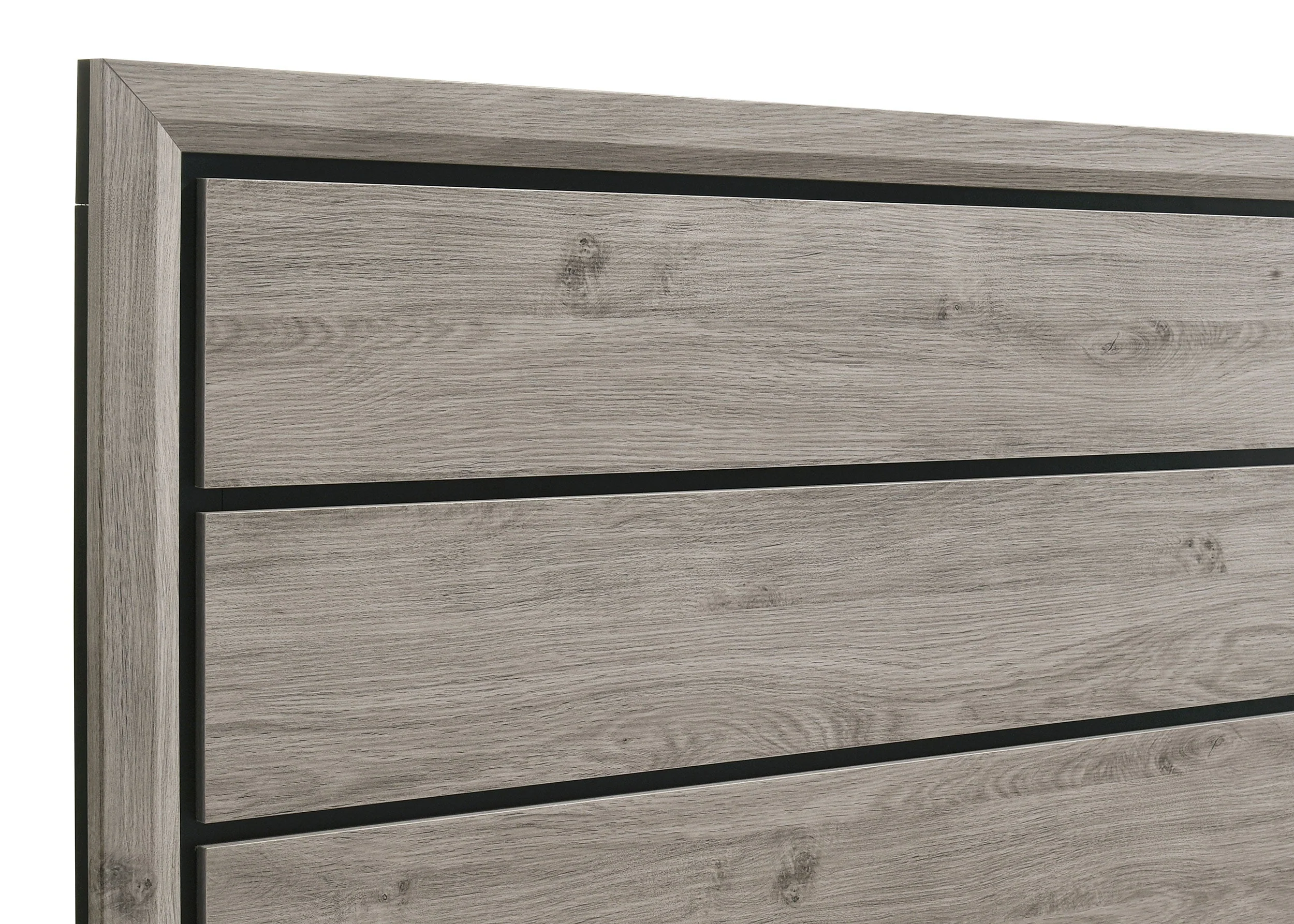 Watson Light Taupe Wood California King Panel Bed - Image 7