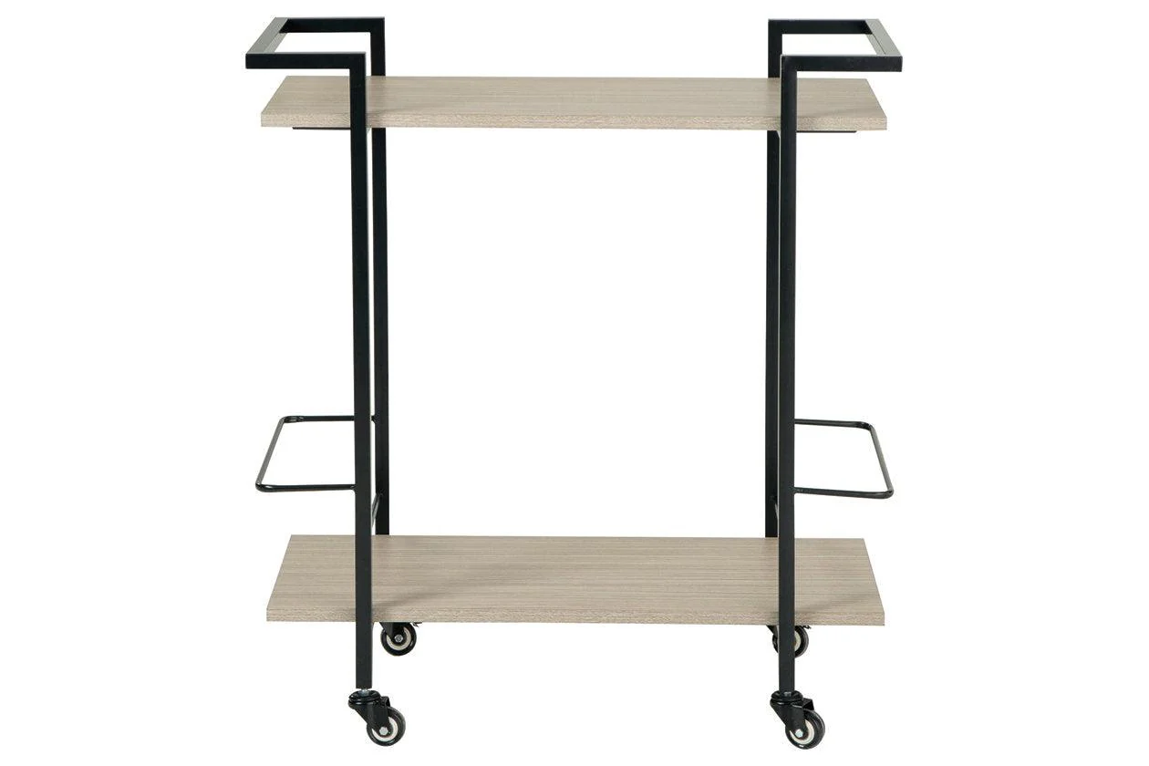 Waylowe Brown/Black Bar Cart - Image 3