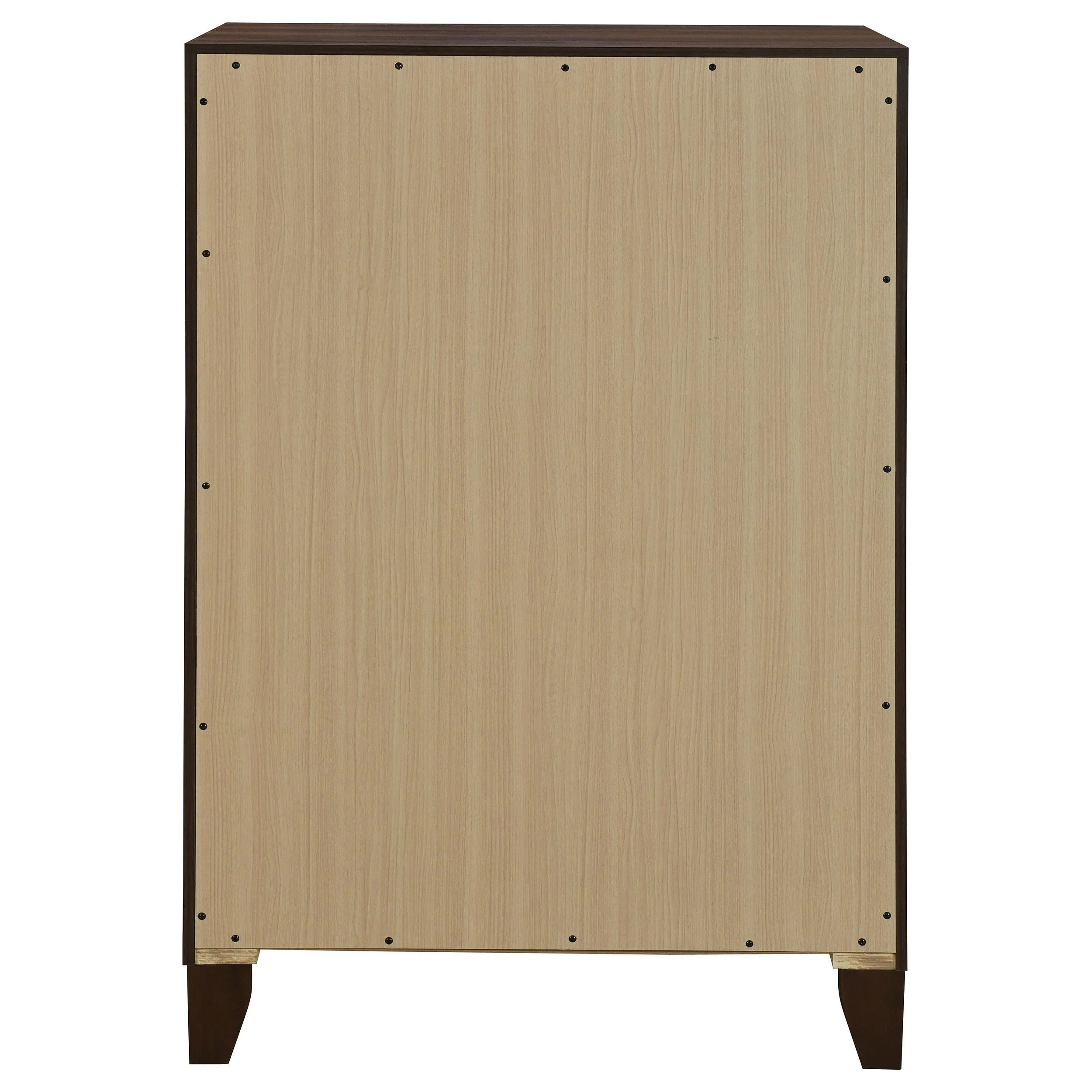 Welsley Walnut 4-drawer Chest of Drawers - Image 6