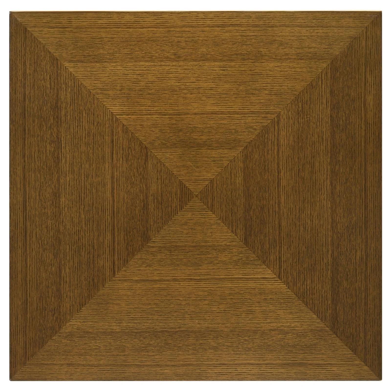 Westerly Walnut Square Wood End Table with Diamond Parquet - Image 3