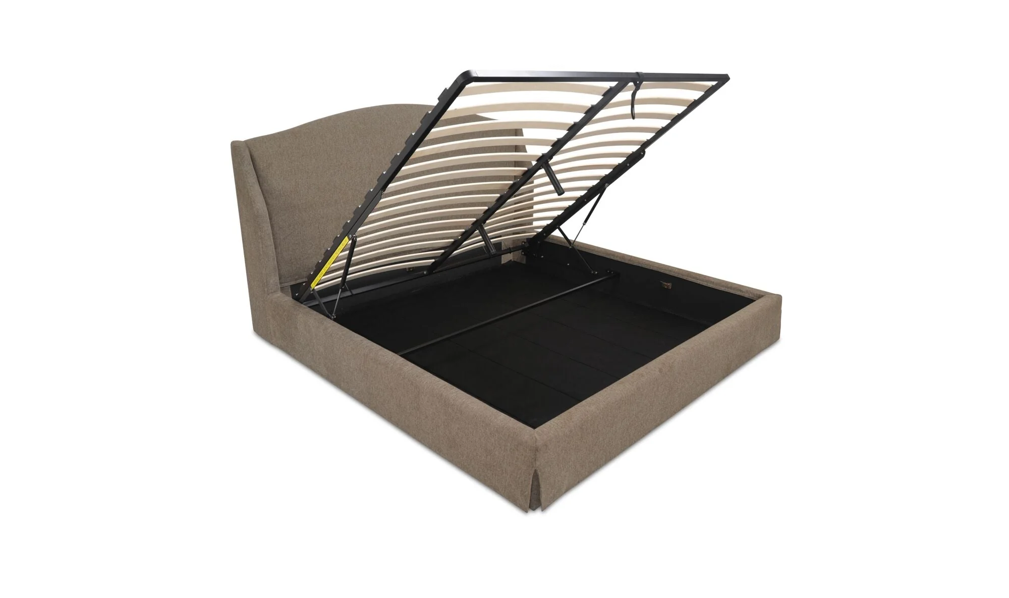 Weston Queen Storage Bed Brown - Image 2