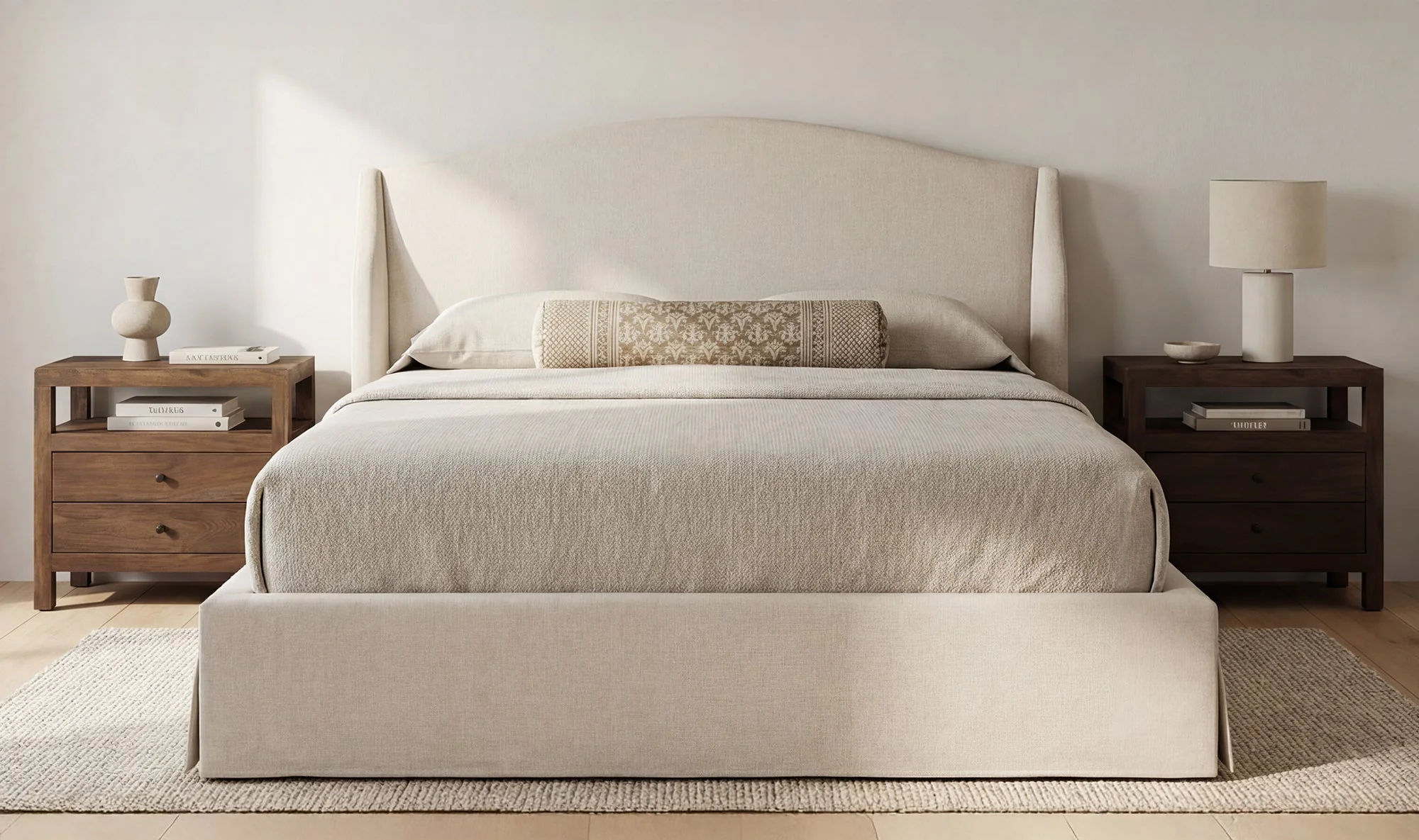 Weston Queen Storage Bed Cream - Image 3