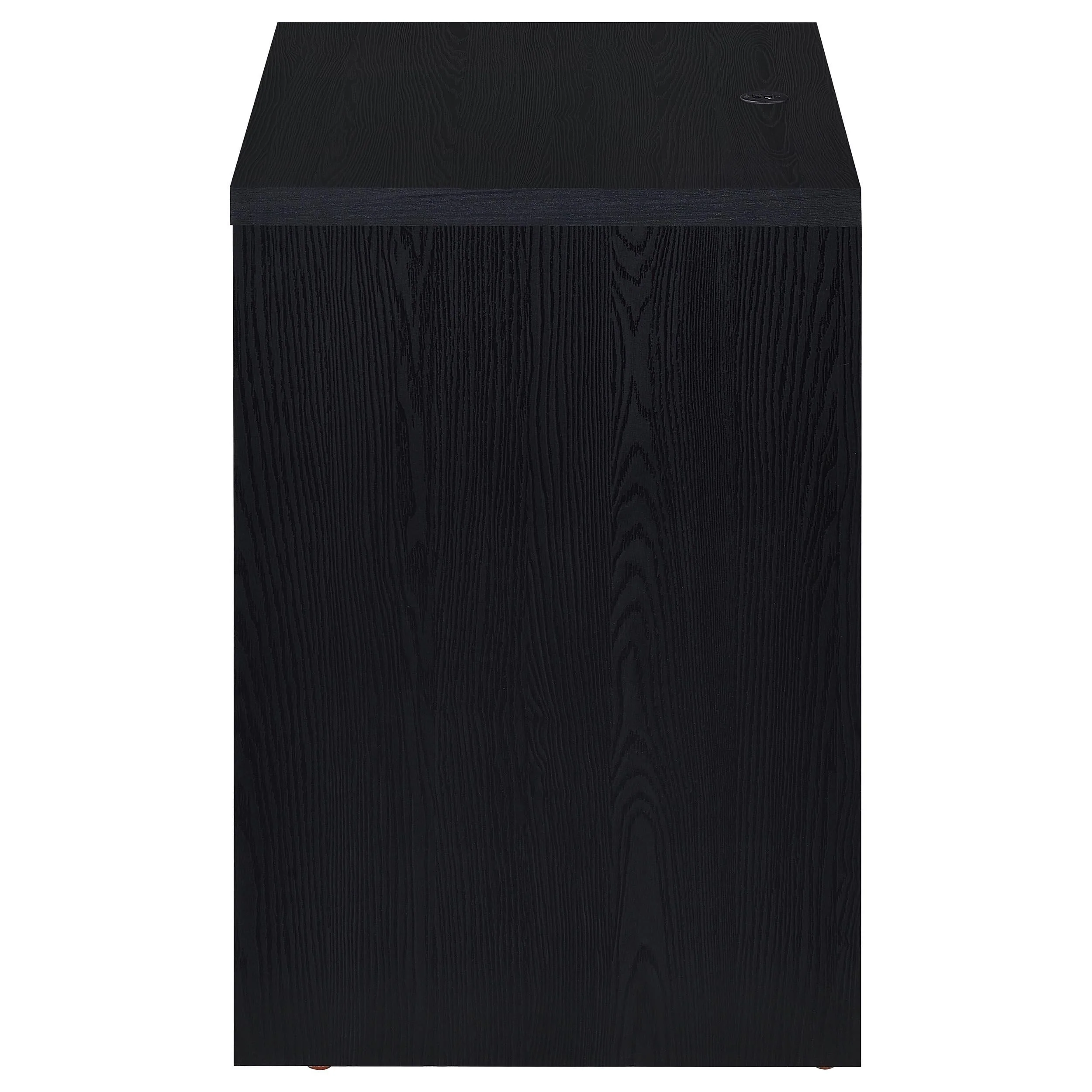 Westpark Black Nightstand with LED Lights and USB Ports - Image 7