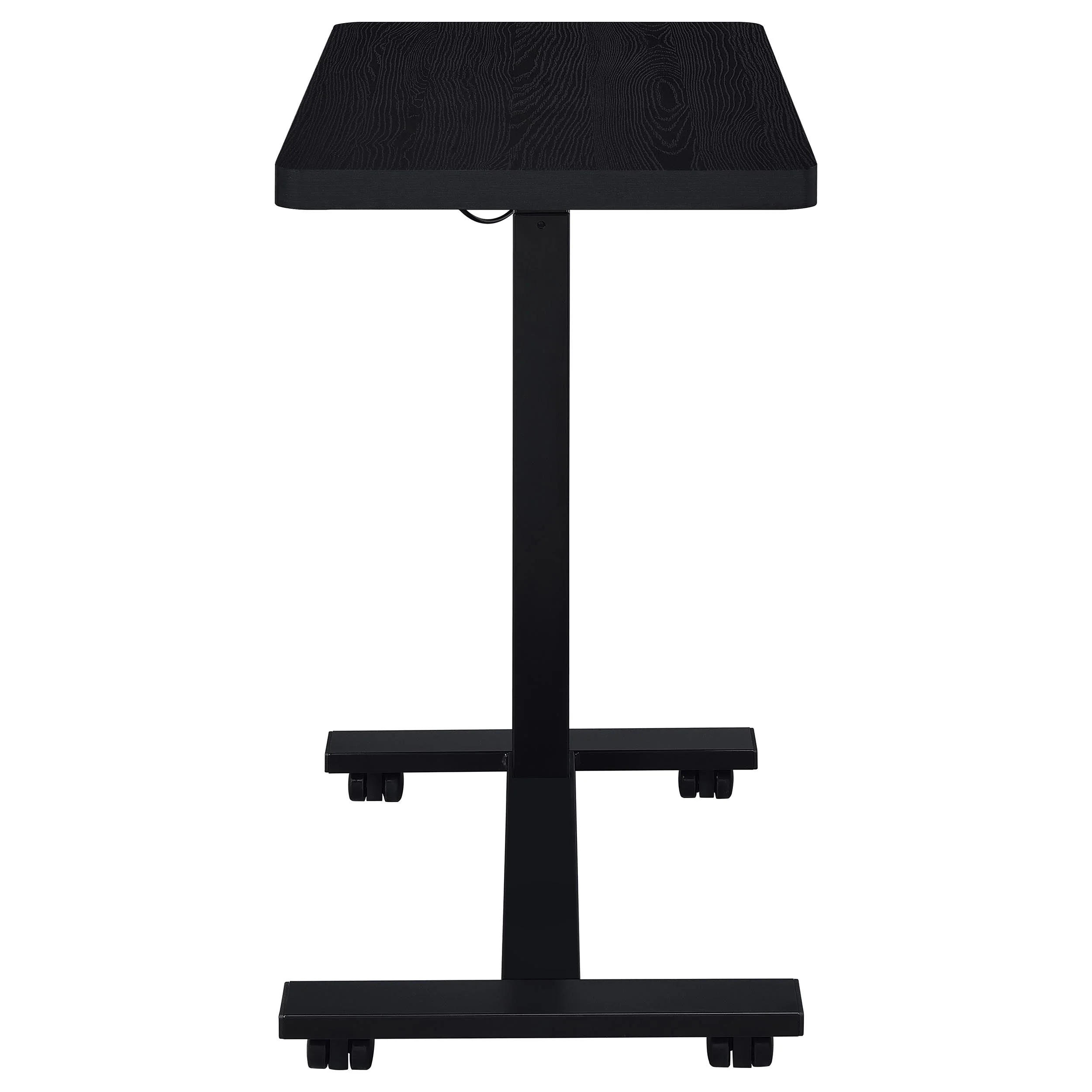 Westpark Black Pneumatic Adjustable C-Shape Side Table with Casters - Image 11