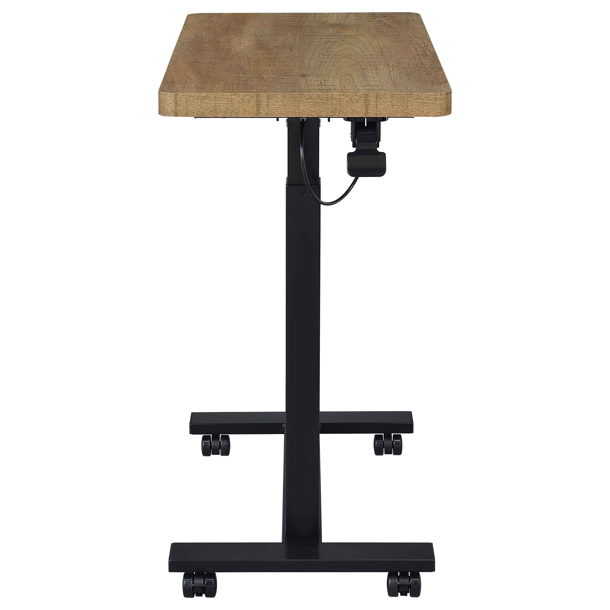 Westpark Mango Pneumatic Adjustable C-Shape Side Table with Casters - Image 8