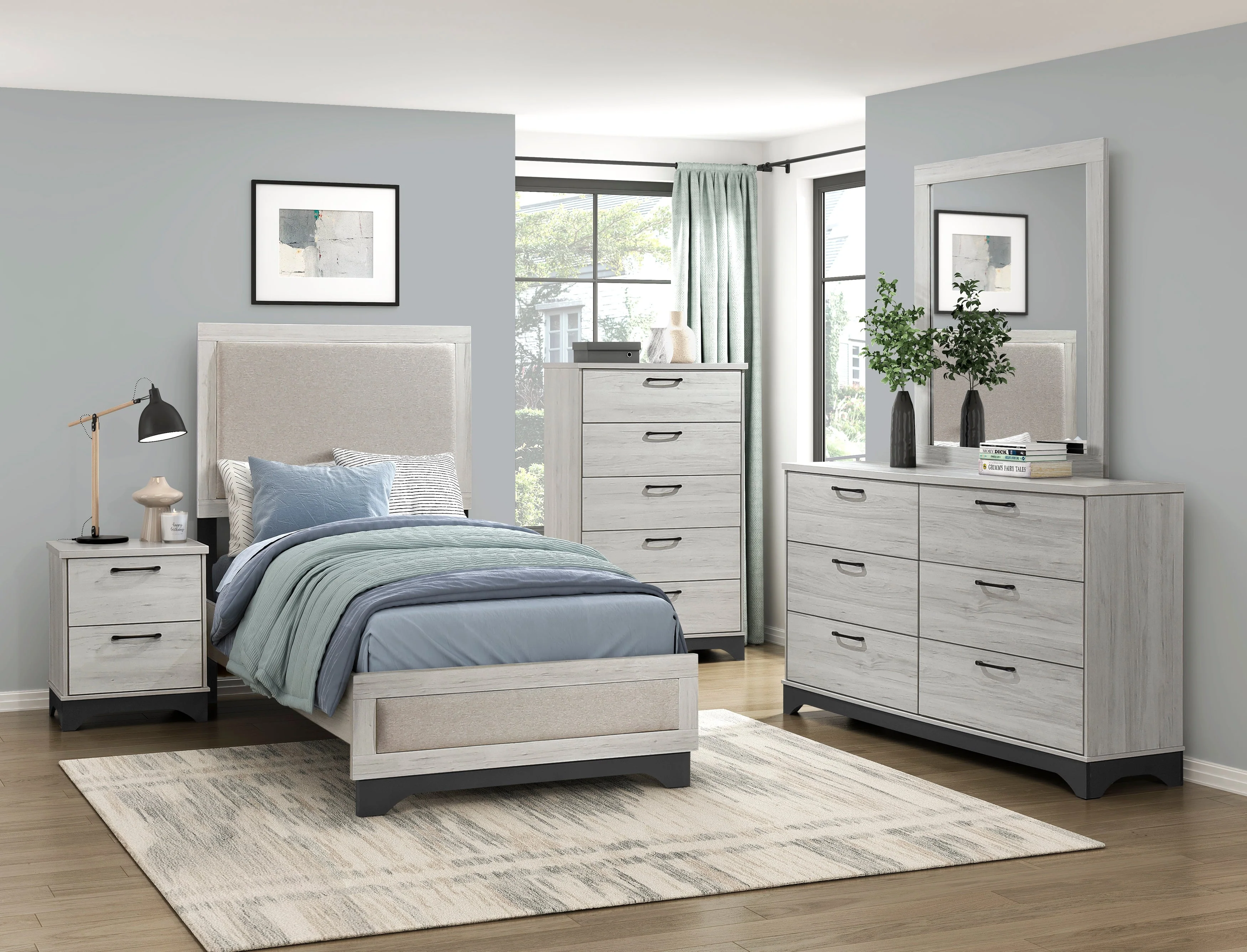 Westport White Oak/Gray Dresser - Image 6