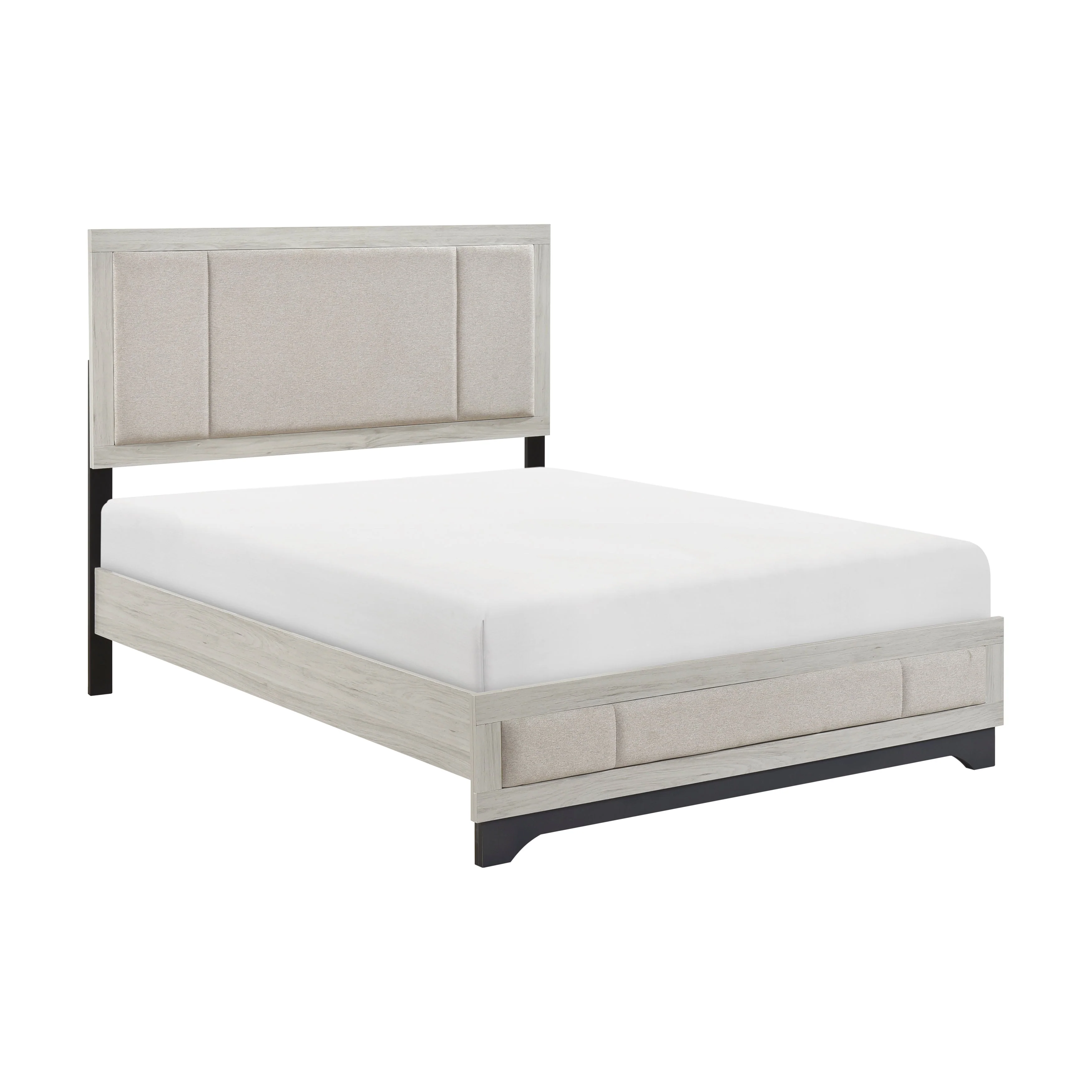 Westport White Oak/Gray Platform Bedroom Set - Image 3