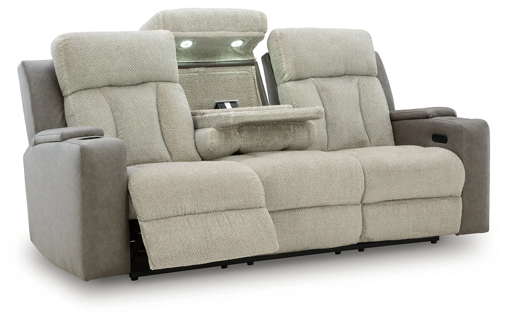 WhipLash Sisal Power Reclining Sofa and Loveseat - Image 5