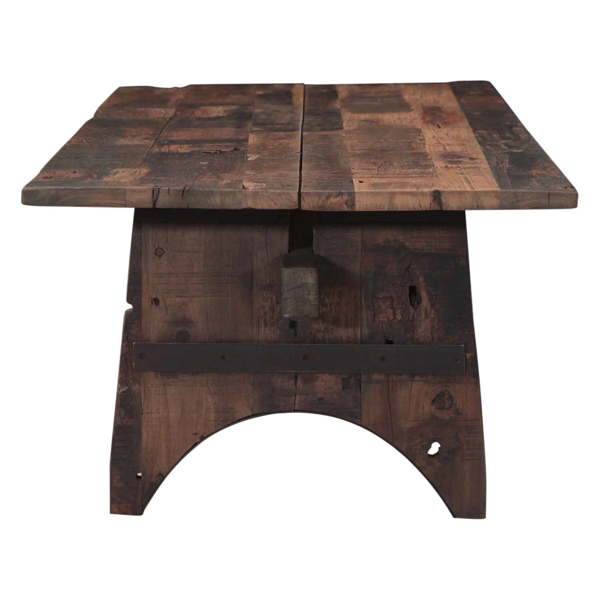 Whitley 54" Coffee Table in Reclaimed Teak - Image 3