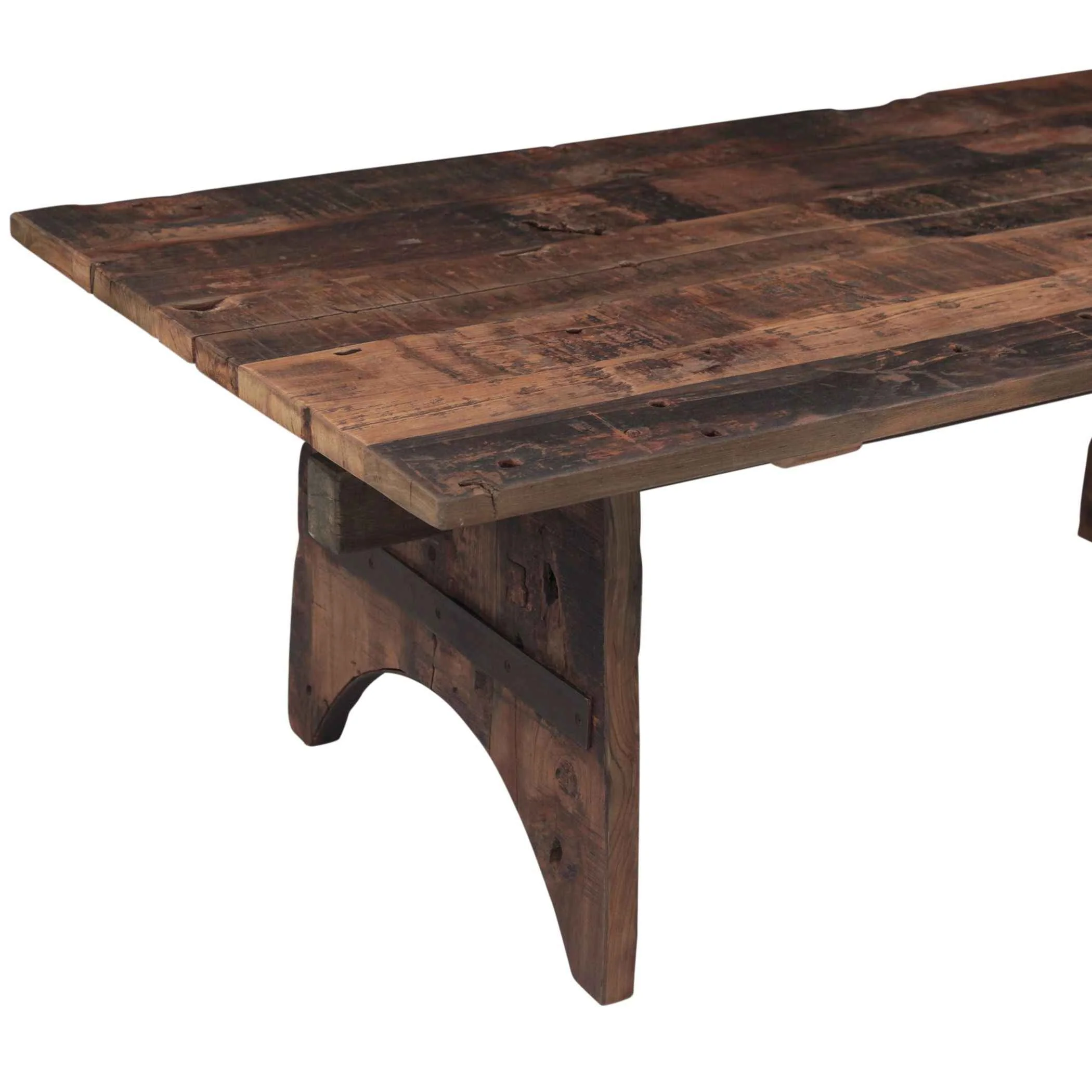 Whitley 54" Coffee Table in Reclaimed Teak - Image 4